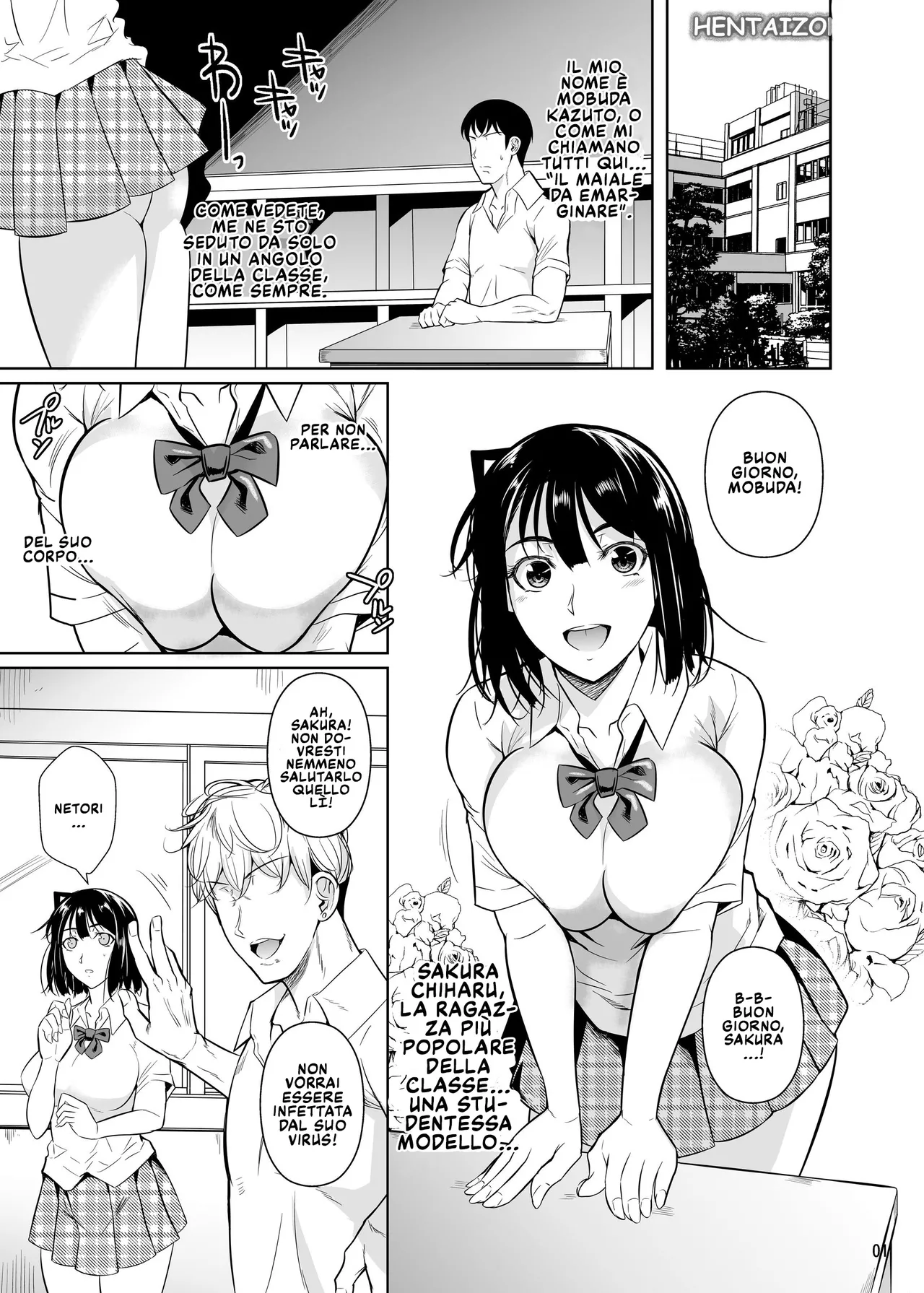 [Shoot The Moon (Fuetakishi)] Bocchi no Mob ga Tadashii Sentaku o Shite Seiso Shoujo to Tsukiau. 1-2 | Un solitario fa le scelte giuste ed esce con una ragazza a modo. Ovviamente c'è anche il sesso. 1-2 [Italian] 이미지 번호 53