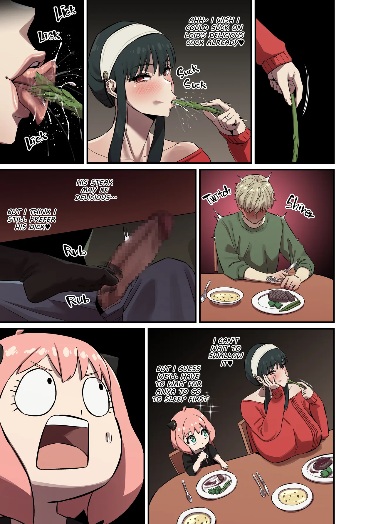 [AKAIMELON] [Full color] CRAZY SEX LIFE OF THE FORGER FAMILY (SPY X FAMILY) [English] 10eme image