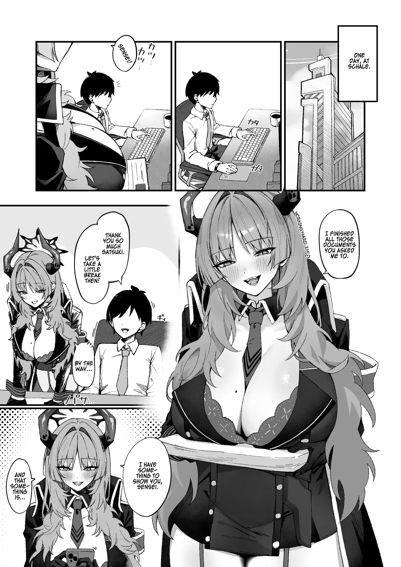 [Soborodon (Hiji Chaba)] Satsuki to Ichaicha Saimin Ecchi (Blue Archive) [English] [TSHH] [Digital] image number 3
