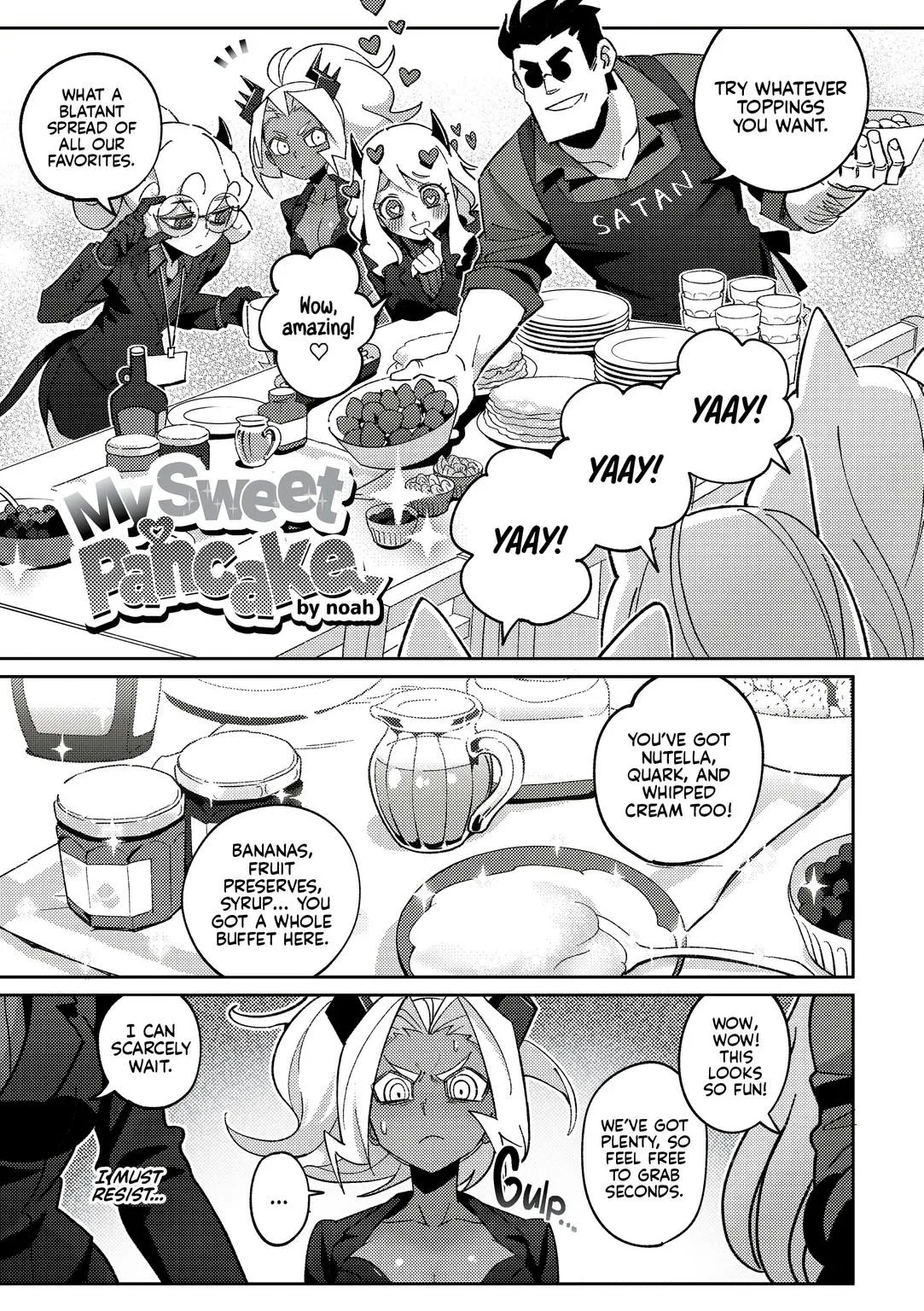 [Noaharbre] My sweet pancake (Helltaker) [English] изображение № 1