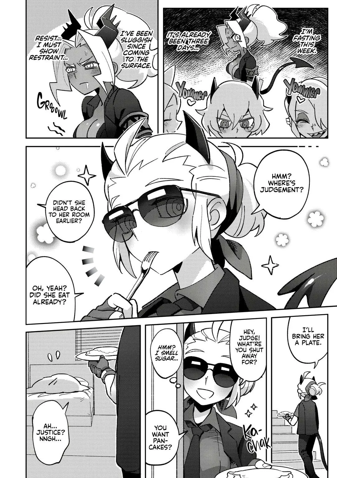 [Noaharbre] My sweet pancake (Helltaker) [English] изображение № 2