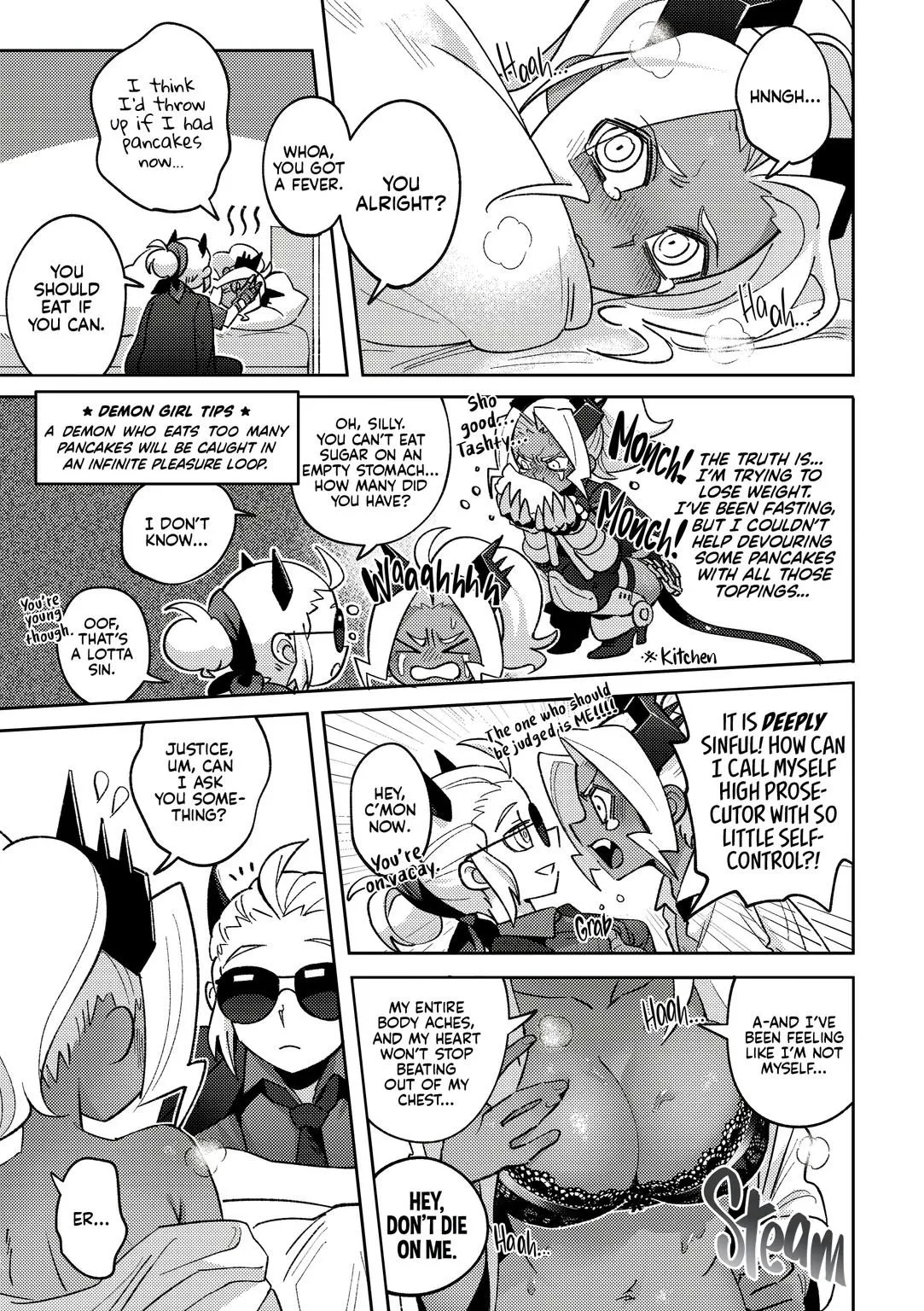 [Noaharbre] My sweet pancake (Helltaker) [English] изображение № 3