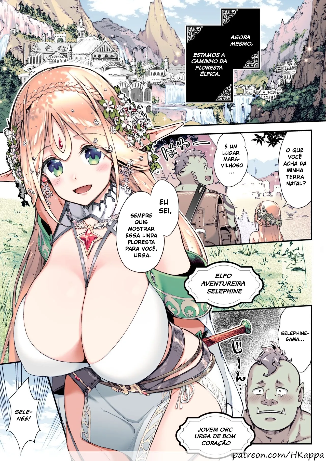 [Ichinose Land] Oideyo! Midarana Elf no Mori [Portuguese] image number 1