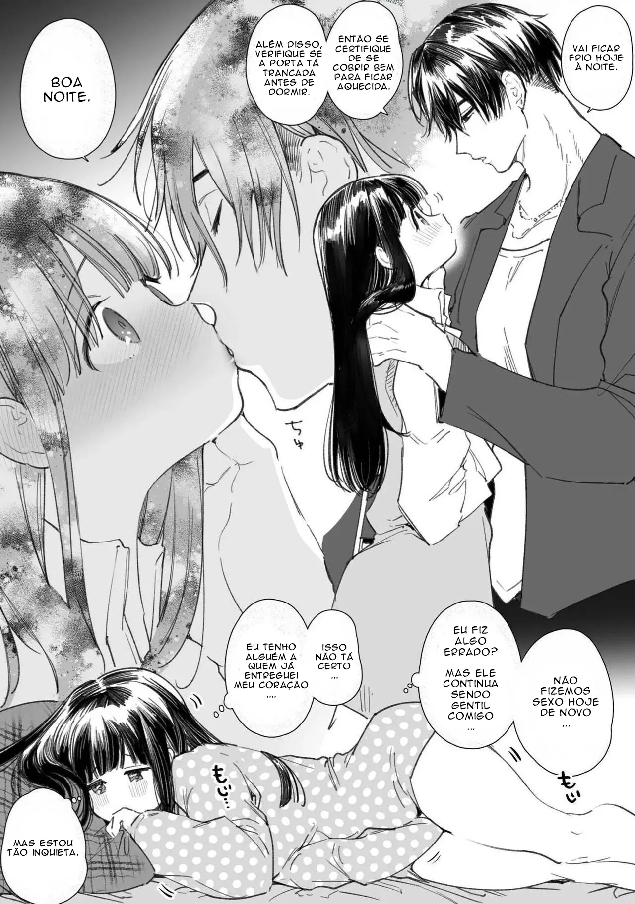 [Yatomomin (Yamamoto Tomomitsu)] Mayu-chan NTR ~Daigaku Shingaku no Tame Joukyou Shita Kanojo ga Onzoushi ni Tsukamari Dekiai Sarete Shimatta~ [Portuguese] 图片编号 91