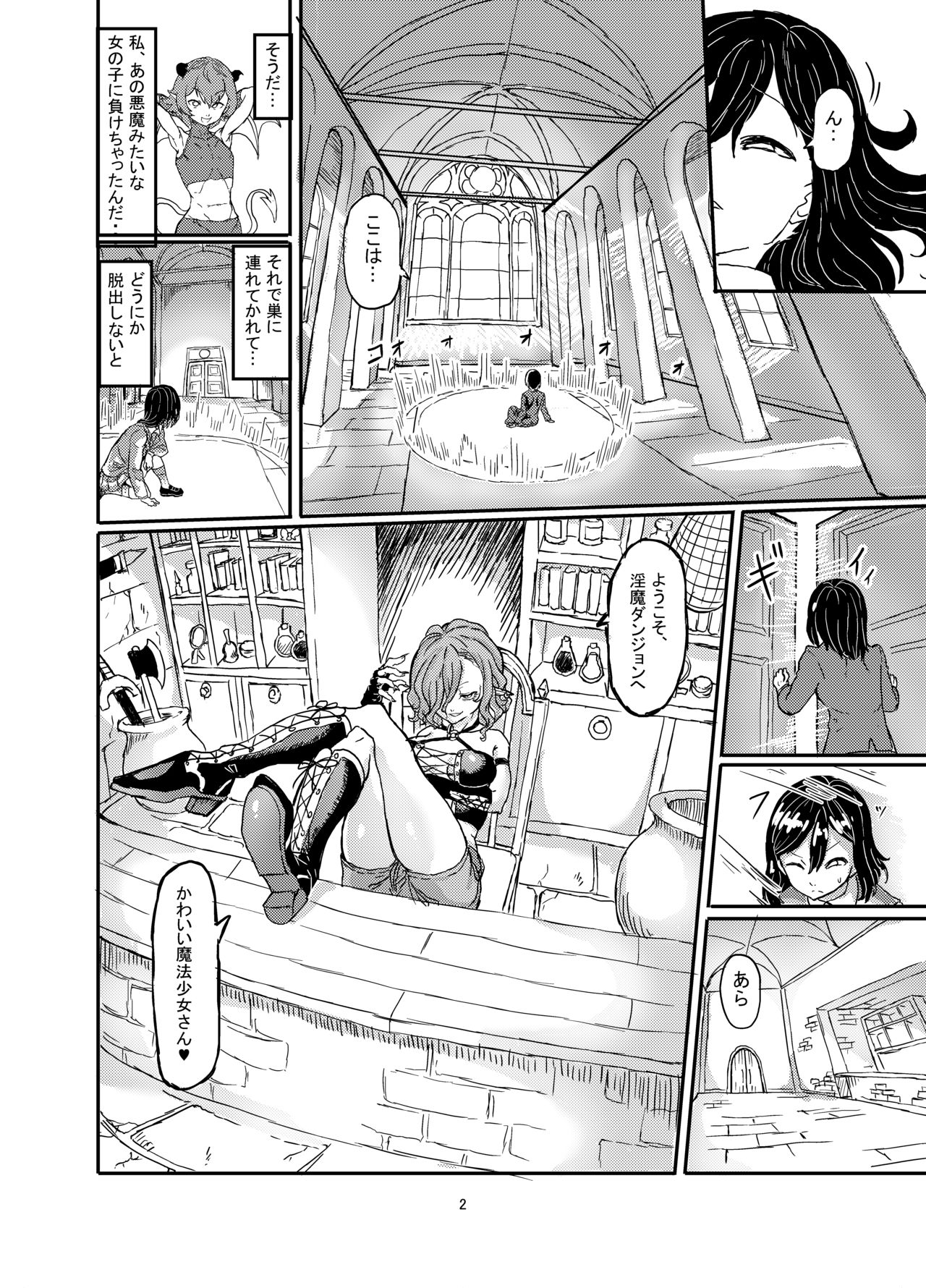 [Shirokarasuya] Futanari Mahou Shoujo Sword Lily in Inma Dungeon изображение № 3