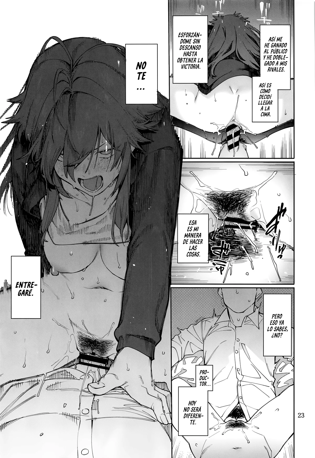 (C105) [DogStyle (Menea the Dog)] Hathuboshi Katakoi Ninniku Aburamashimashi Hatsuboshi (Gakuen IDOLM@STER) [Spanish] изображение № 22