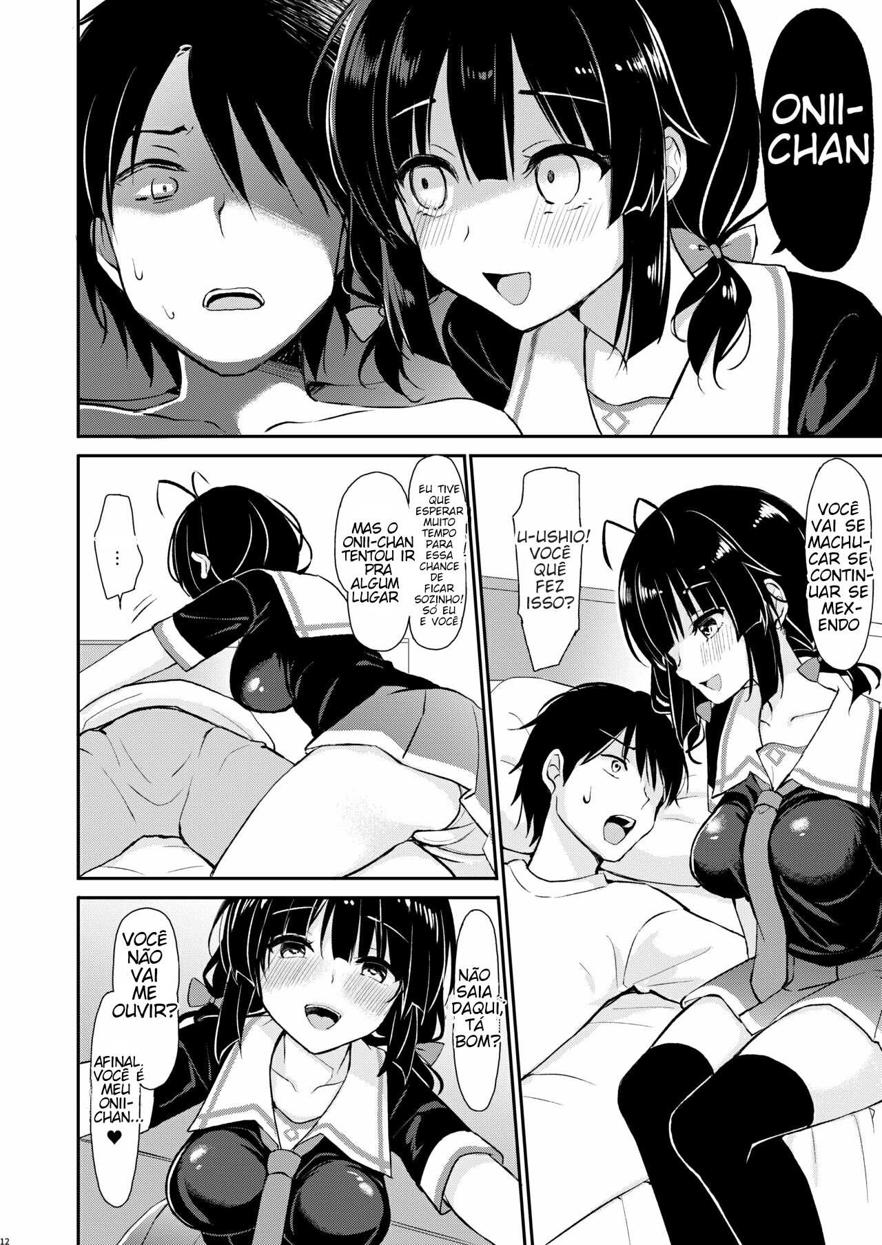 [PigPanPan (Ikura Nagisa)] Boku wa Imouto ni Sakaraenai - I cannot go against my sister. [Portuguese-BR] [Liar.sx] [Digital] image number 11