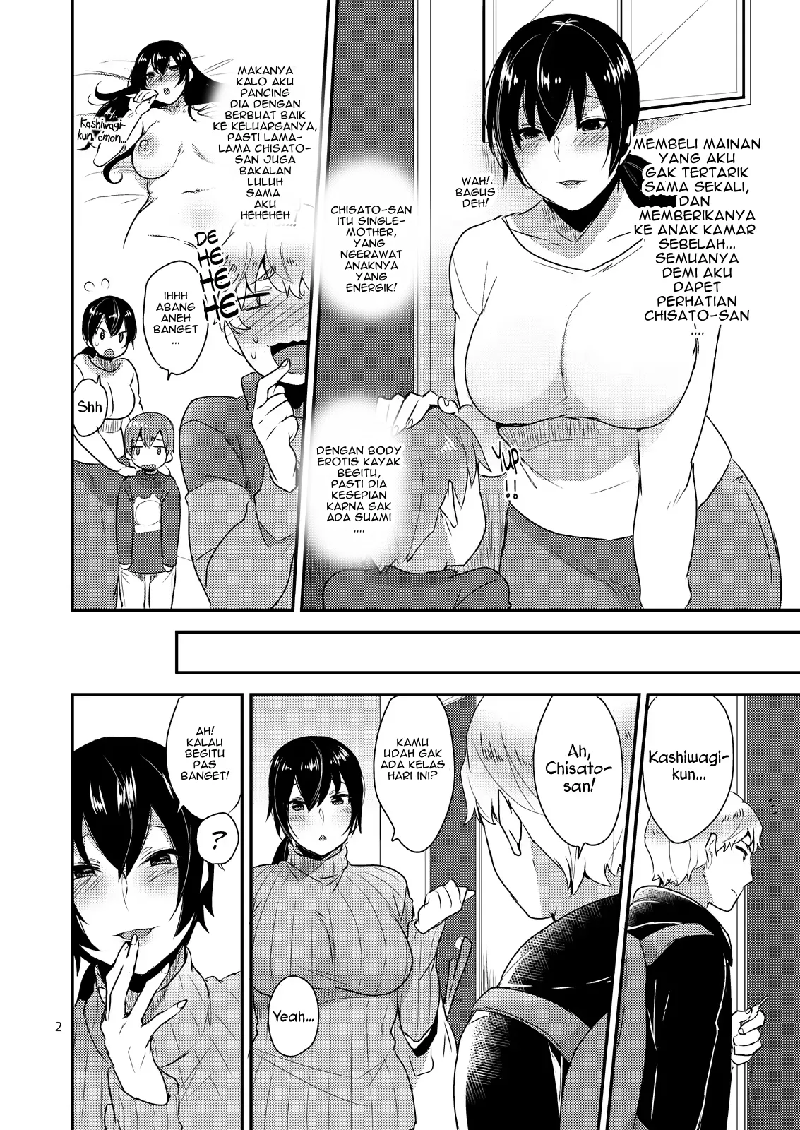 Tonari no Okaa-san | THE M(ale)ILF NEXT DOOR [Indonesia] 图片编号 3