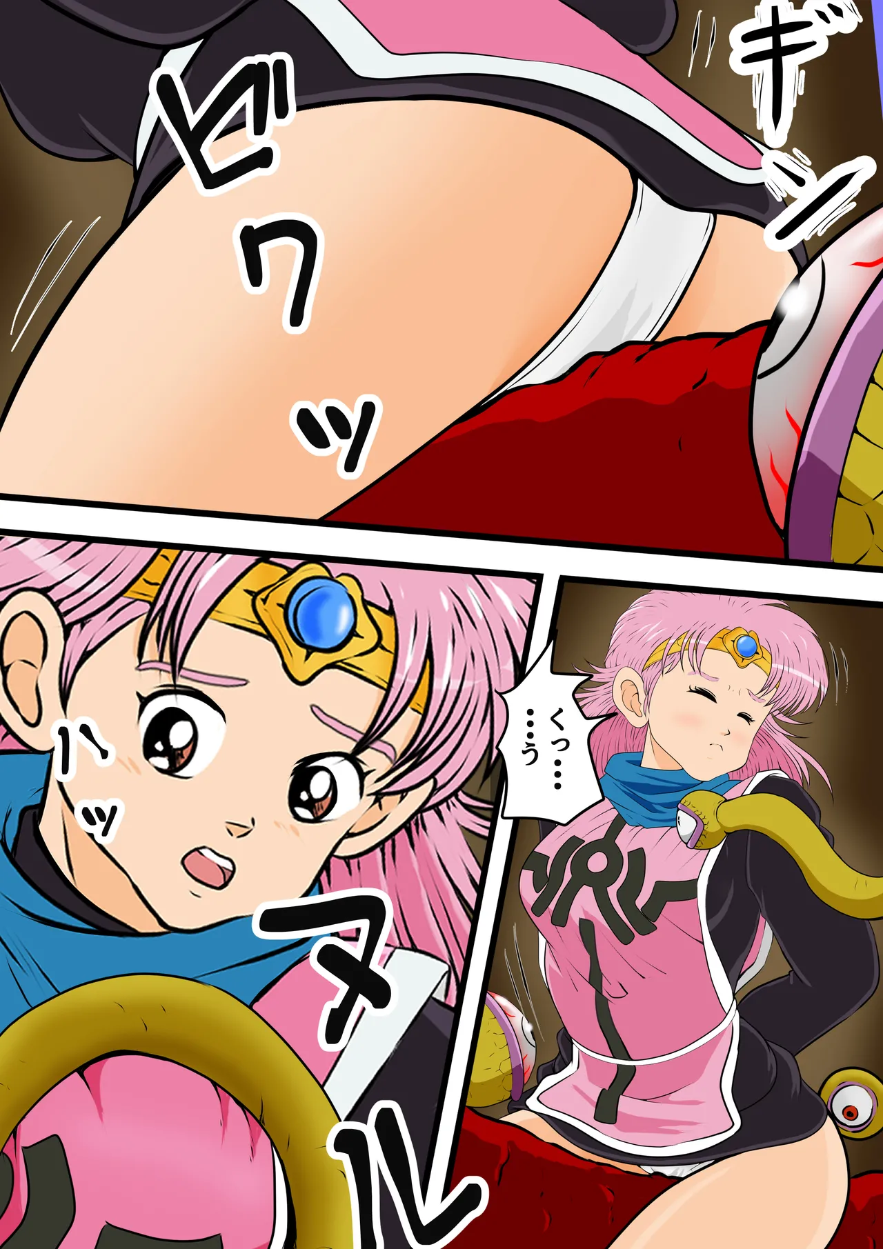 [2次透け] 性欲に溺れるまで100ぺージ以上 絶対落ちない僧侶戦士を淫乱屈服 最初の21ページ (ドラゴンクエスト ダイの大冒険) image number 13