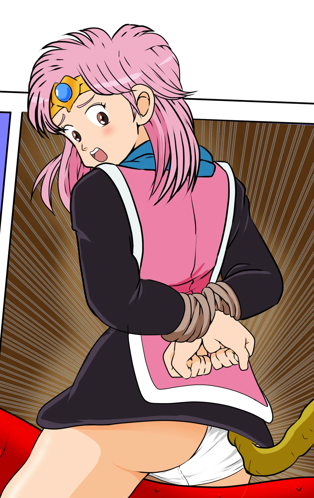 [2次透け] 性欲に溺れるまで100ぺージ以上 絶対落ちない僧侶戦士を淫乱屈服 最初の21ページ (ドラゴンクエスト ダイの大冒険) image number 46