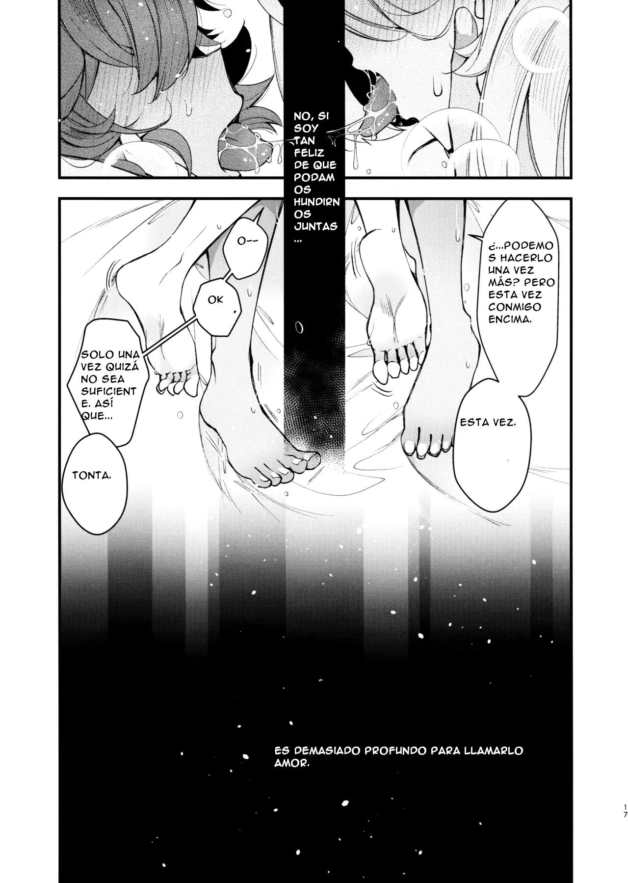 (C103) [Alkaloid (Izumiya Otoha)] Koi to Yobu ni wa | Too Deep to Call Love (Mobile Suit Gundam: The Witch from Mercury) [Spanish](CristoferDeLosAndes) Bildnummer 17