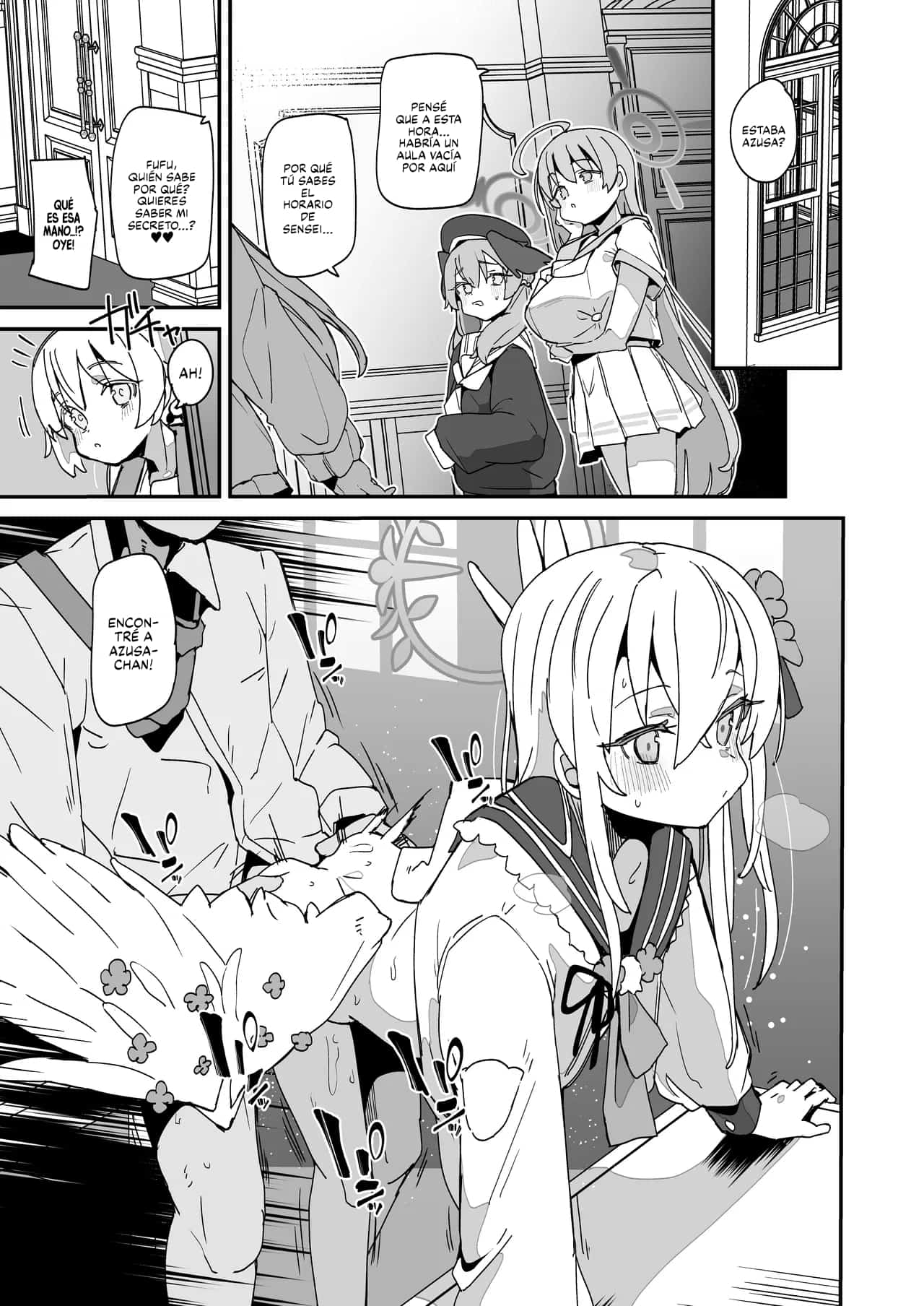 [Rabbit's Foot (maze*)] AZUSA Sukebe Book｜Libro Erótico de Azusa (Blue Archive) [Spanish] [Traducciones Jaguarlo] numero di immagine  4