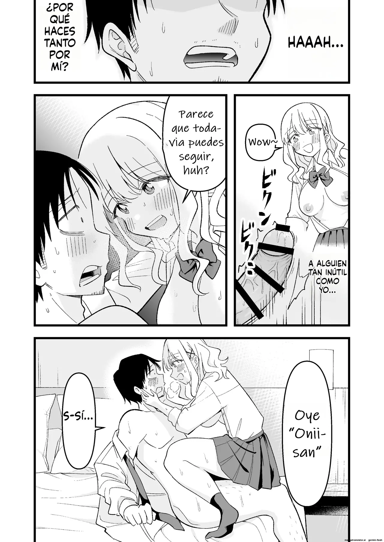 [Oyuhige] Shinitagari Shachiku datta Ore wa Hikari no Papakatsu Gal ni Ikasareru｜Un Esclavo corporativo Suicida que fue salvado por una Gal en una cita pagada [Spanish] [Me Banearon x P3NDEJ0] 图片编号 14