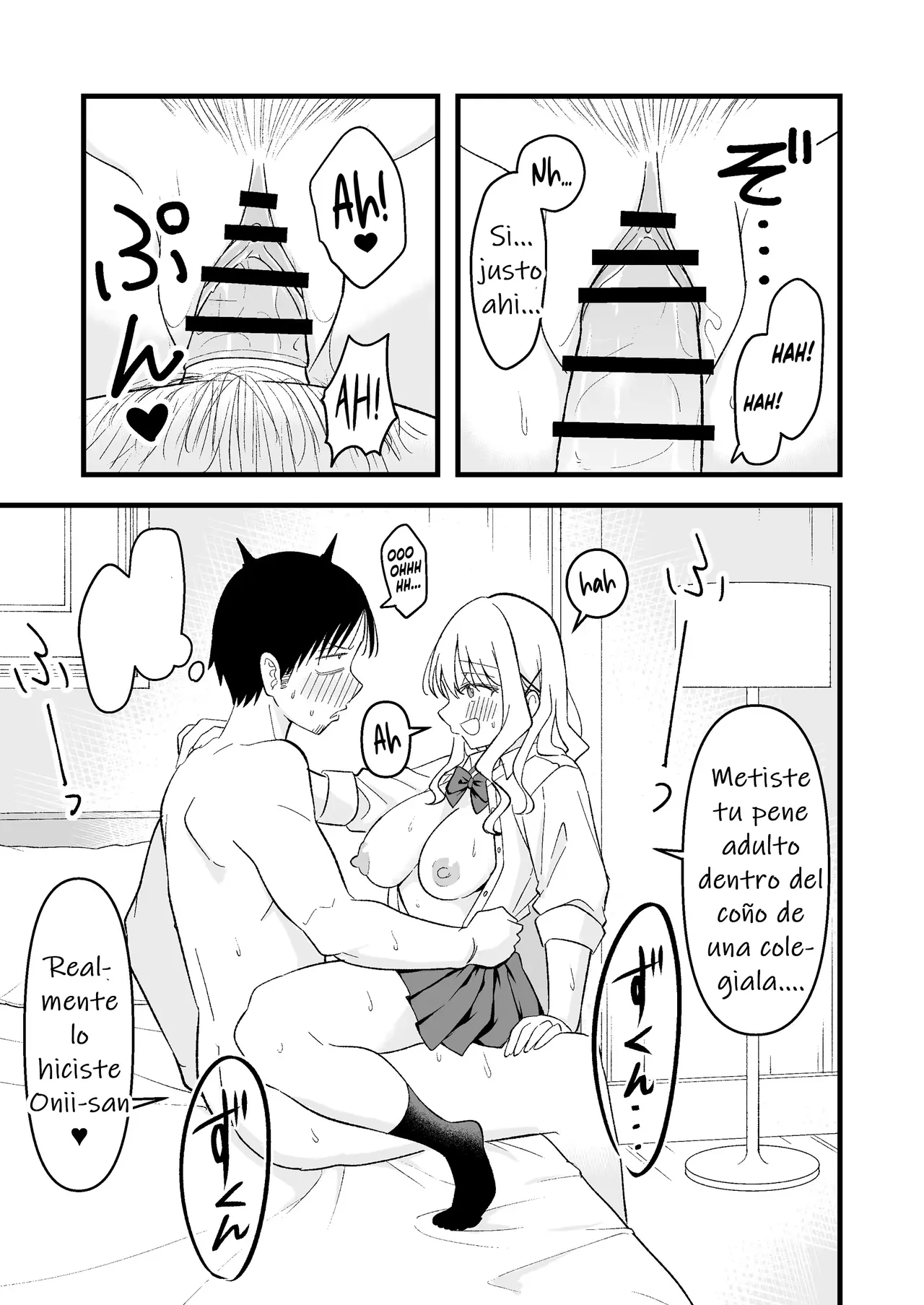 [Oyuhige] Shinitagari Shachiku datta Ore wa Hikari no Papakatsu Gal ni Ikasareru｜Un Esclavo corporativo Suicida que fue salvado por una Gal en una cita pagada [Spanish] [Me Banearon x P3NDEJ0] 图片编号 16