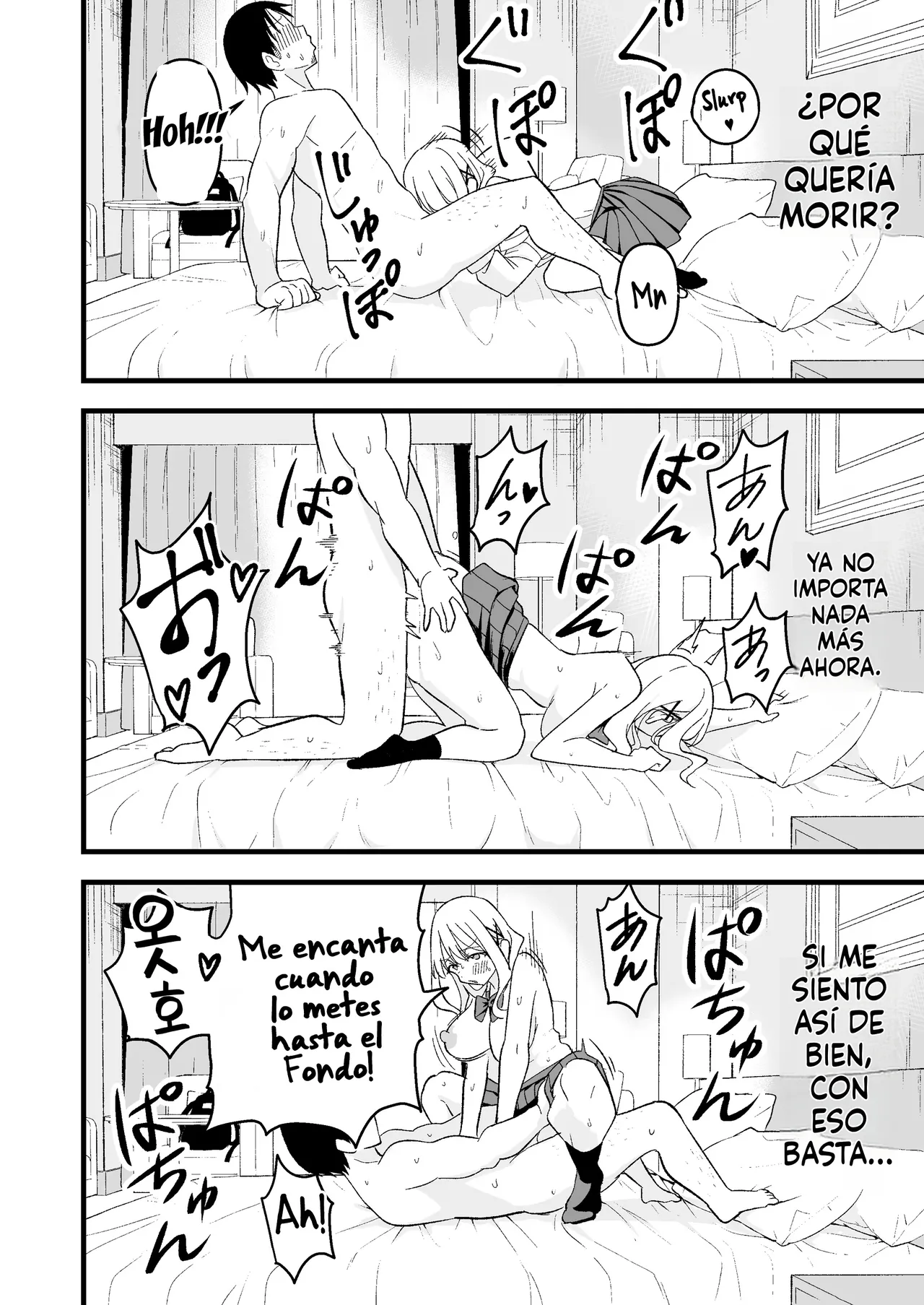 [Oyuhige] Shinitagari Shachiku datta Ore wa Hikari no Papakatsu Gal ni Ikasareru｜Un Esclavo corporativo Suicida que fue salvado por una Gal en una cita pagada [Spanish] [Me Banearon x P3NDEJ0] 图片编号 35