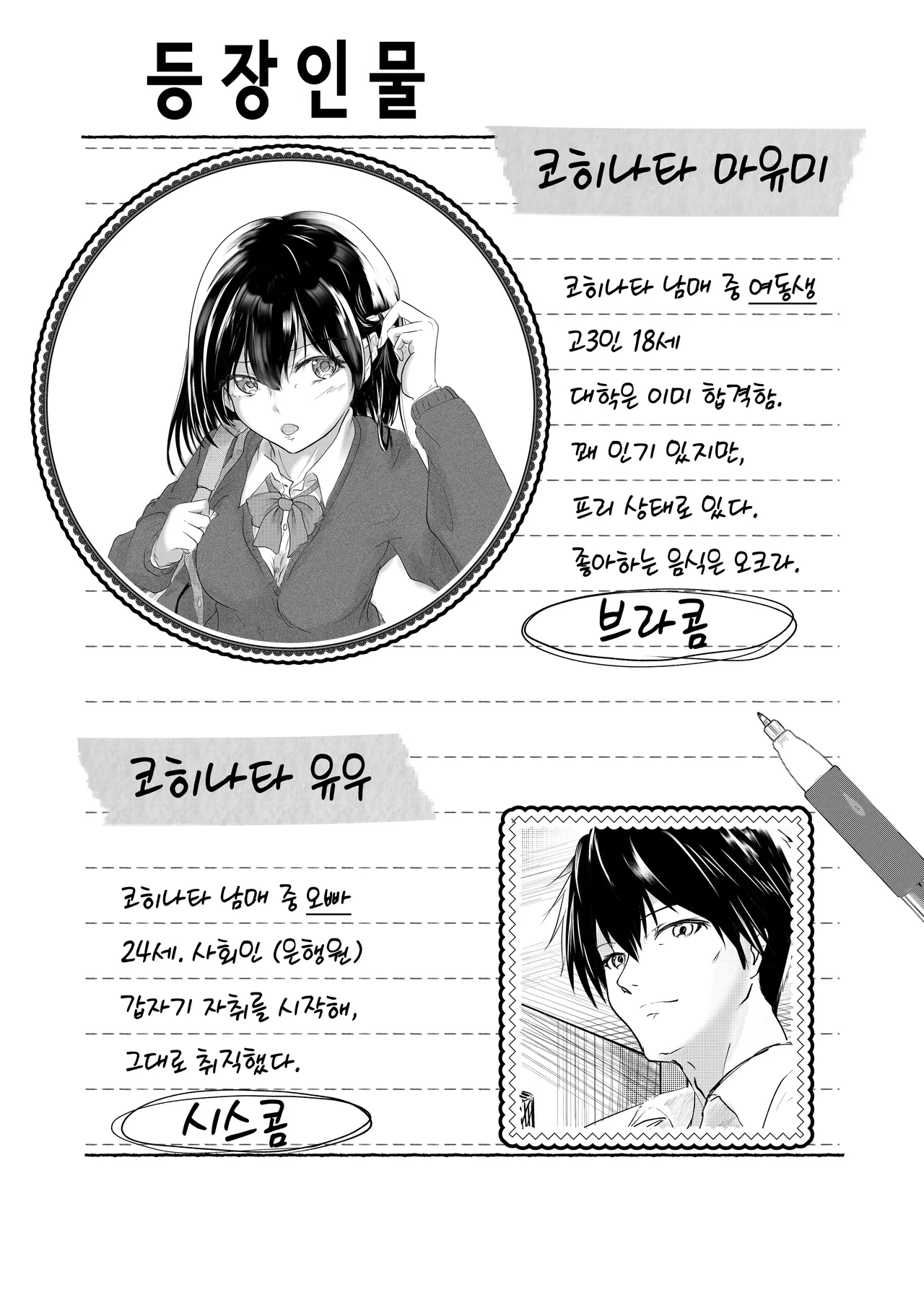 [Mitsubachi no Canvas (Tabby)] Watashi-tachi Okashiin dayo Onii-chan -Joushiki kara Hazurete mo Anata ga Hoshii- | 우리들 이상하잖아 오빠 ―상식에서 벗어나도 당신을 갖고 싶어― [Korean] Bildnummer 2