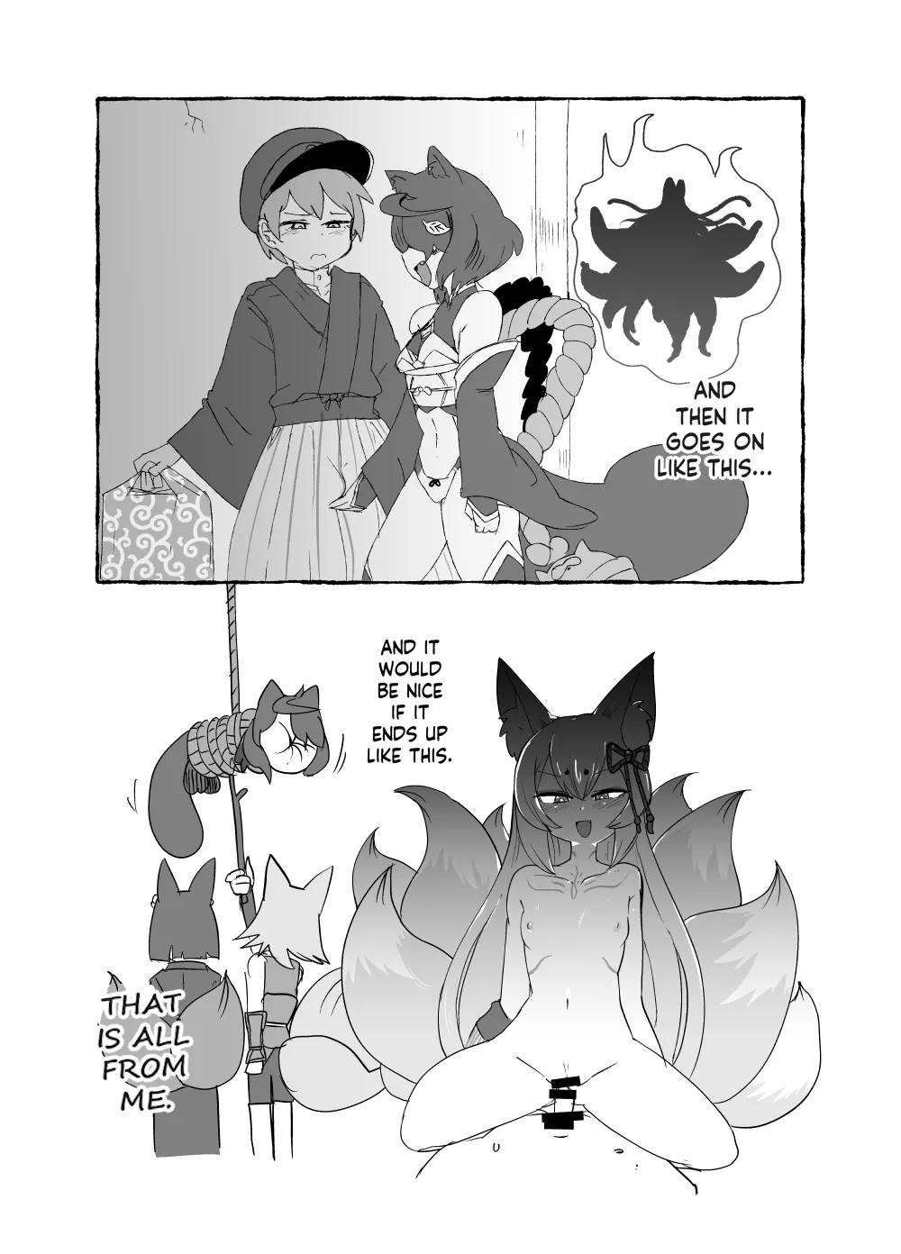 [Setouchi Pharm (Setouchi)] Monster Girl Quest! 4-Koma & Erotic Manga Theater: Spoiler Edition 2 [English] [Digital] Bildnummer 24