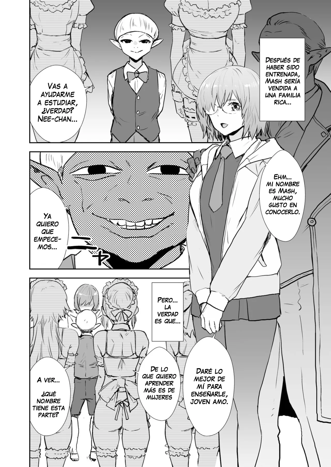 [Manga Super (Nekoi Mie)] Mash to Are suru Ningen Bokujo | La granja humana para “hacer eso” con Mash (Fate/Grand Order) [Spanish] [Erwin Pry] 画像番号 12