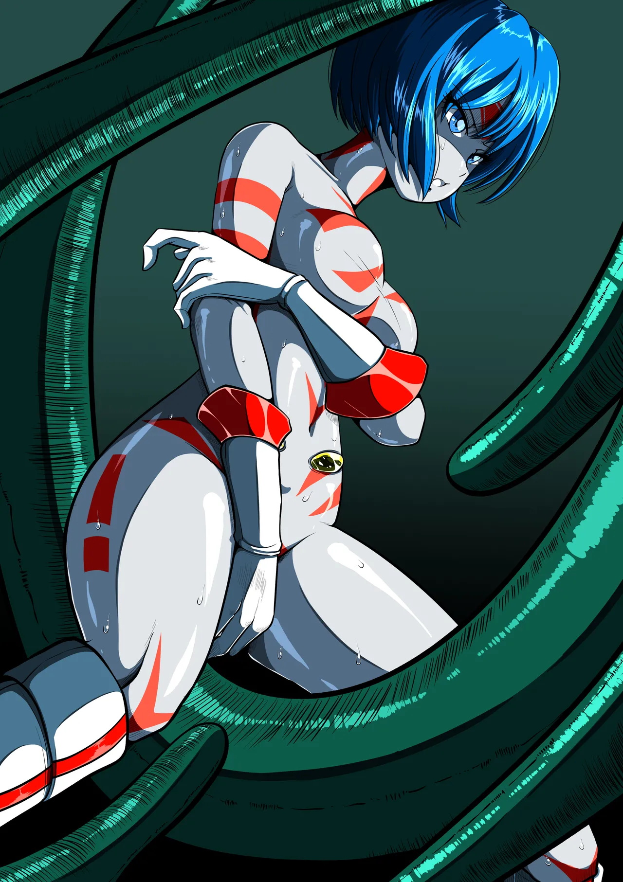 [shade no urahime]Can't escape from the tentacles...?! ~Fiora Crisis Gaiden 7~ 图片编号 64