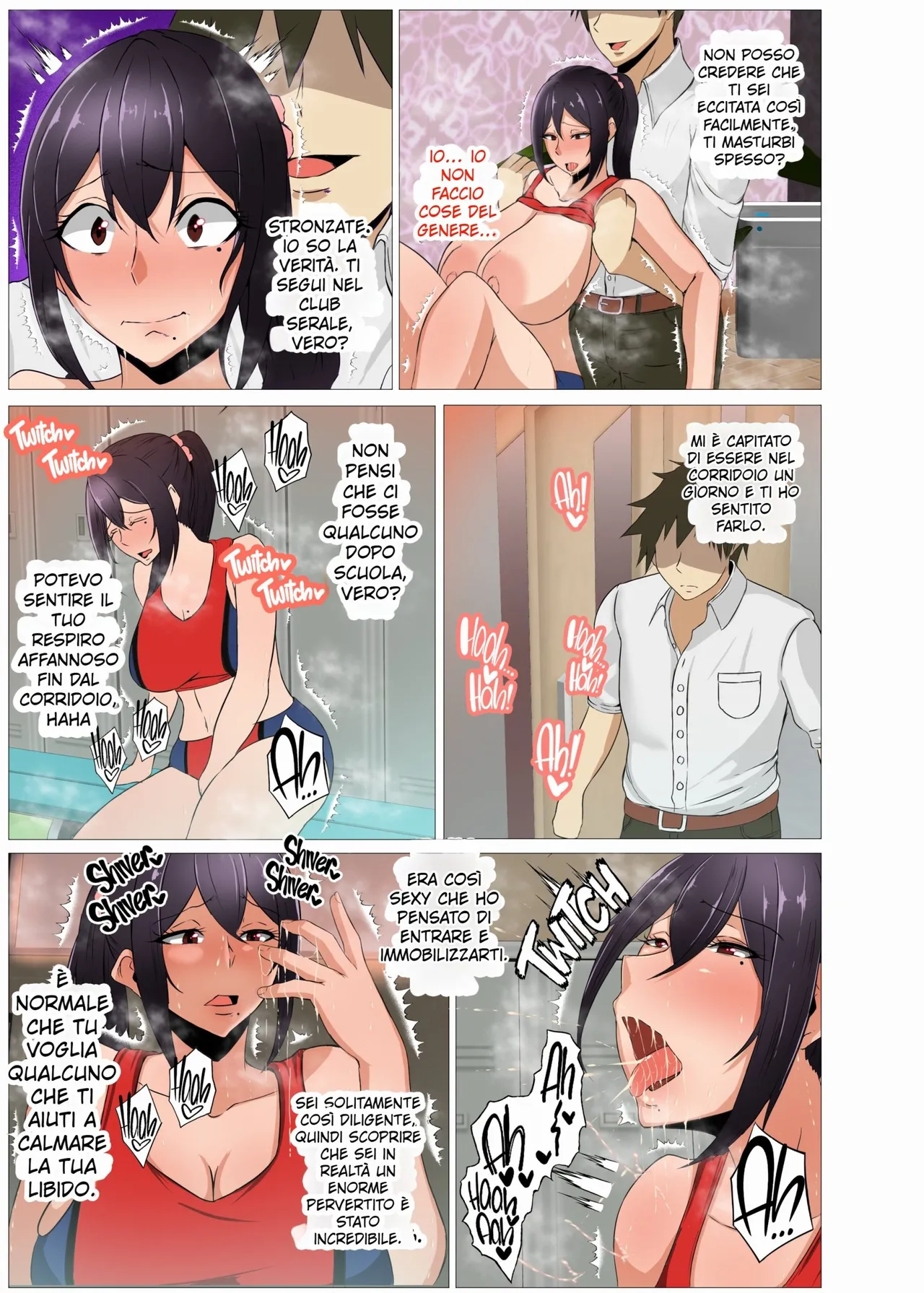 [KAZAMA DoJo (Mucc)] Rikujoubu no Otonashii Senpai no Yowami o Nigitta | Alle Nazionali [Italian] [Decensored] [Digital] Bildnummer 16