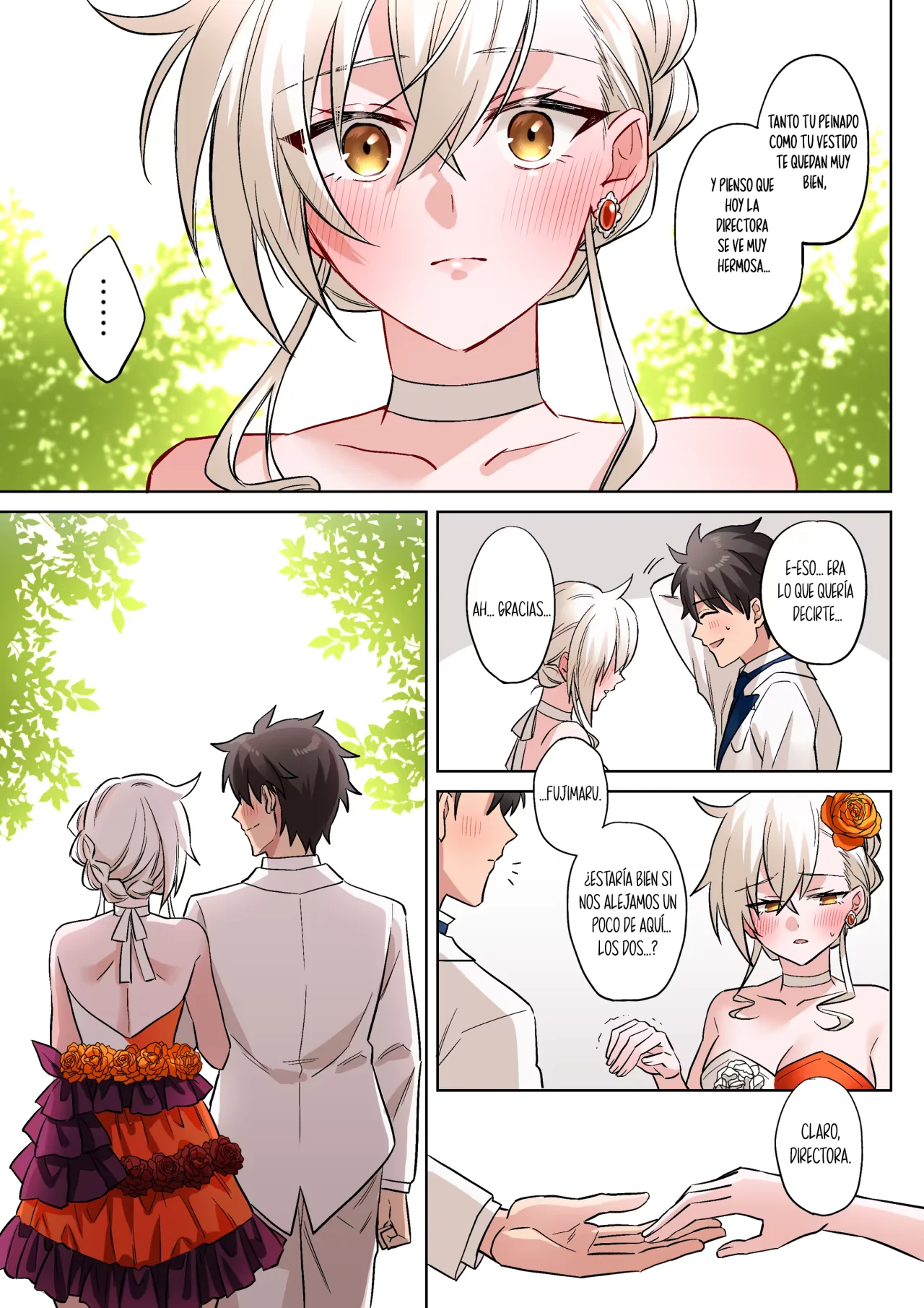 [Hanashima] Gudao x Olga Marie Shochou｜Gudao x Directora Olga Marie (Fate／Grand Order) [Spanish] [ToniRapsody] 图片编号 4