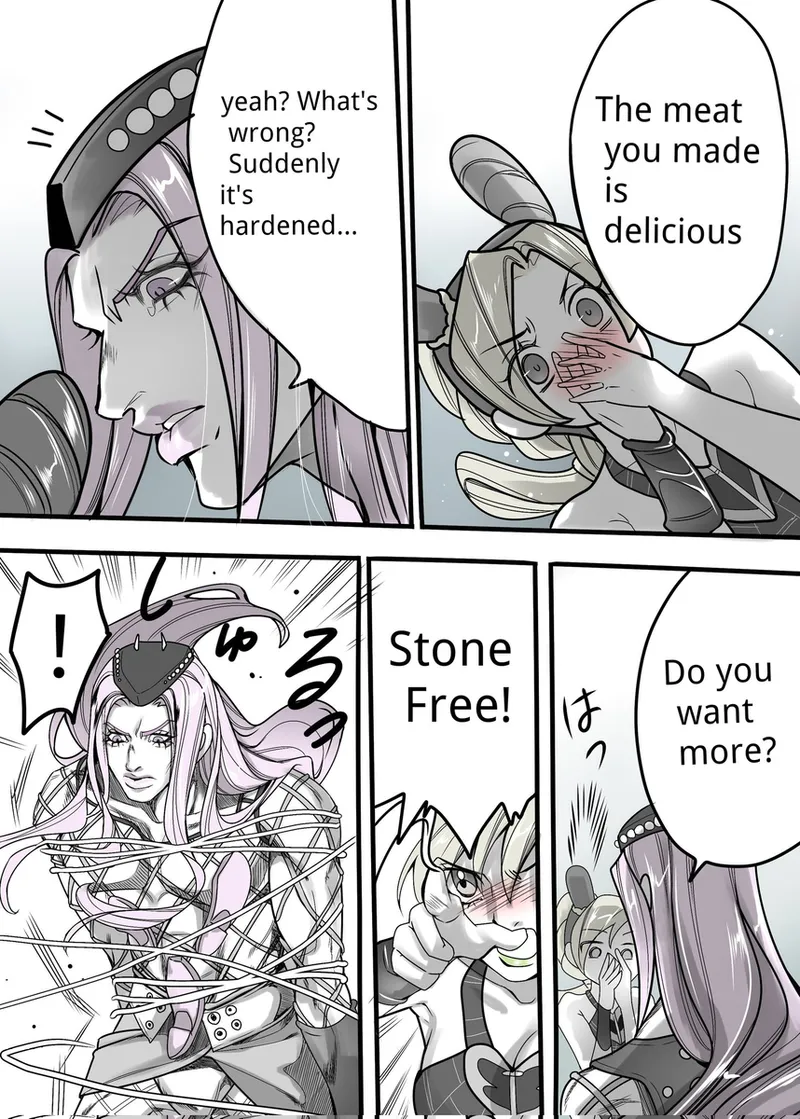 [A Umadzura.] (1)Anna Sui and Jo Lun's manga f(JoJo's Bizarre Adventure) image number 5