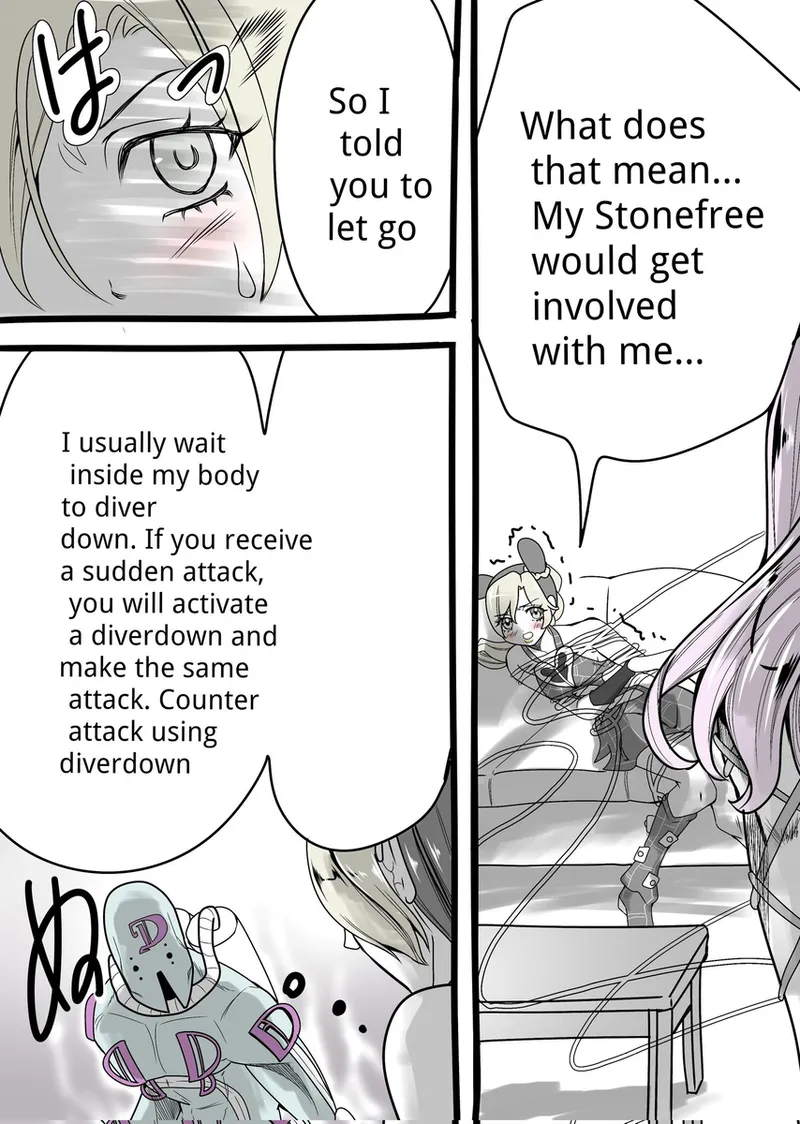 [A Umadzura.] (1)Anna Sui and Jo Lun's manga f(JoJo's Bizarre Adventure) image number 7