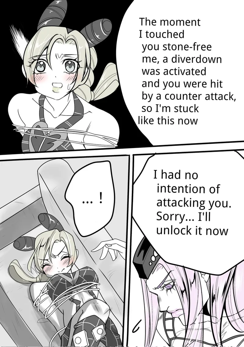 [A Umadzura.] (1)Anna Sui and Jo Lun's manga f(JoJo's Bizarre Adventure) image number 8