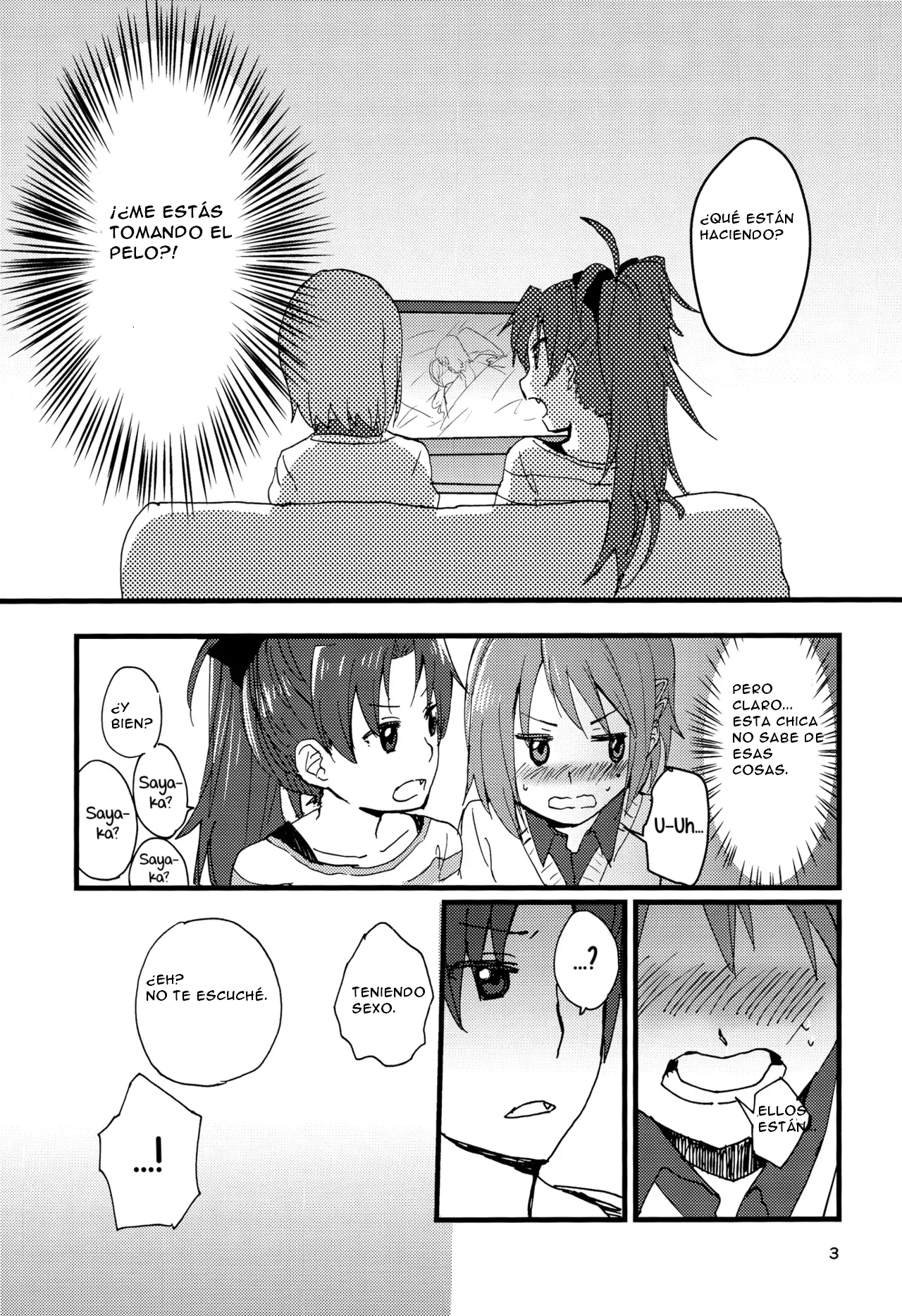 (C89) [Super Sentou (fukutarou)] Our Dreams Tonight Will Be Sweet (Puella Magi Madoka Magica) [SPANISH] [CristoferDeLosAndes] 画像番号 7