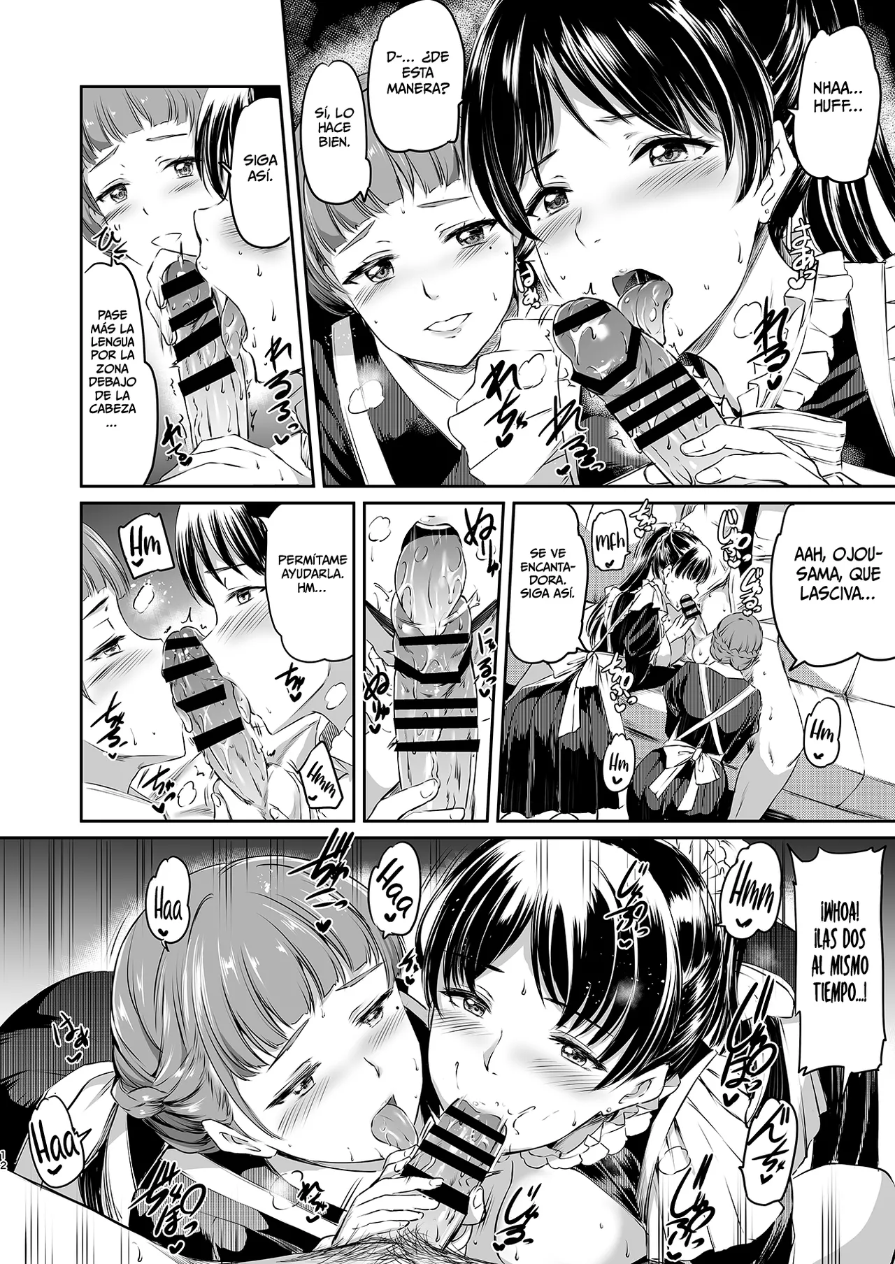 [Kuroneko Akaribon (Kamisiro Ryu)] Hazuki-ke no Maid Jijou (Love Live! Superstar!!) [Spanish] [Digital] numero di immagine  11