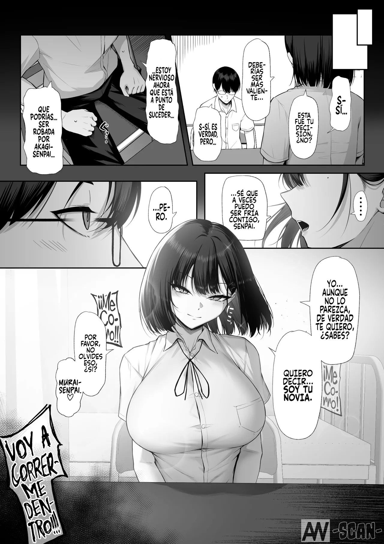 [Maikage (Mikage)] Senpai no Tame ni, Dakaremasu.｜Lo Haré Por ti, Senpai. [Spanish] [Andreww857 = -A.W. SCAN-] Bildnummer 56