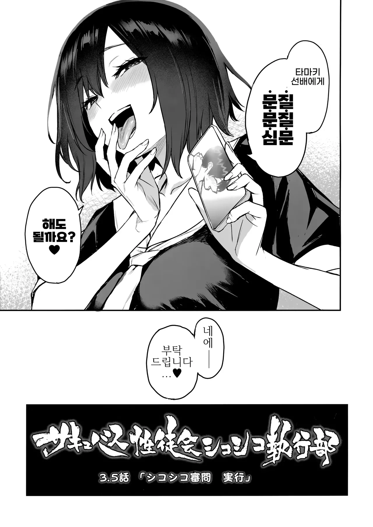 (C107) [Anmitsuyomogitei (Michiking)] Succubus Seitokai Shiko Shiko Shikkoubu 3.5 -Katsudou Kiroku- | 서큐버스 성도회 문질문질 집행부 3.5 -활동기록- [Korean] 22eme image