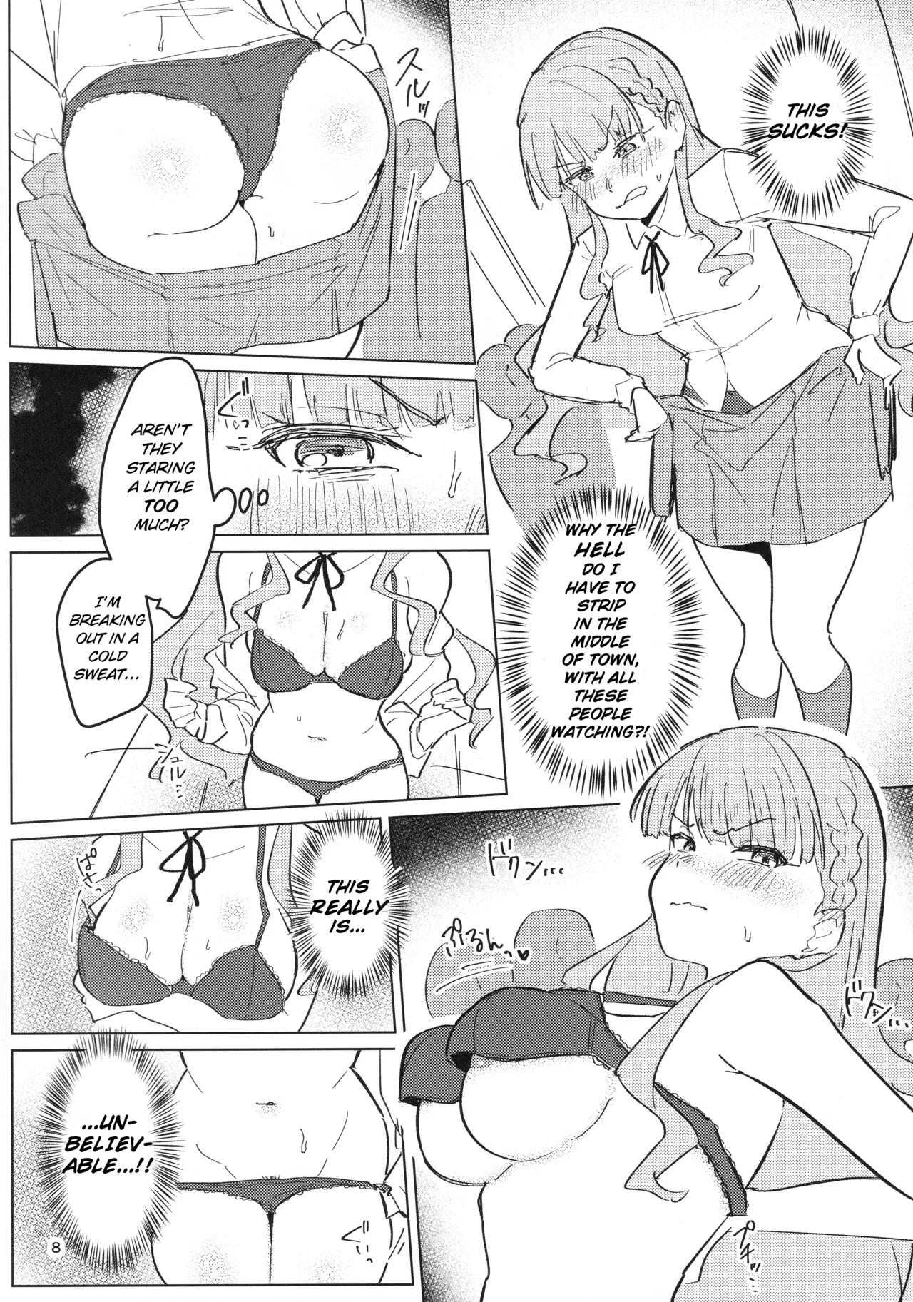 (C107) [Ujita Honpo (Ujita Hajime)] Zenra Toukou ga Standard desu | Going to School Naked is the Standard (Love Live! Superstar!!) [English] numero di immagine  9