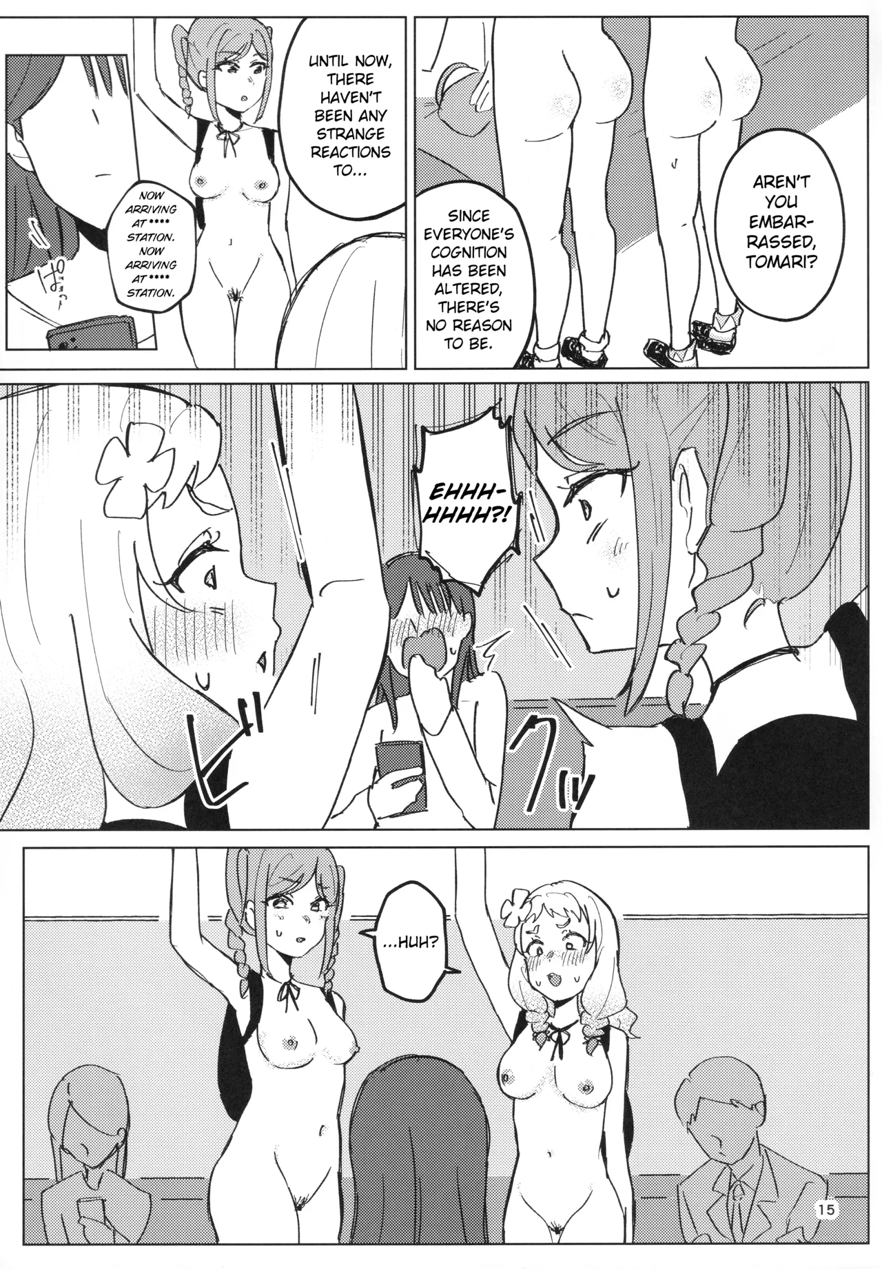 (C107) [Ujita Honpo (Ujita Hajime)] Zenra Toukou ga Standard desu | Going to School Naked is the Standard (Love Live! Superstar!!) [English] numero di immagine  16