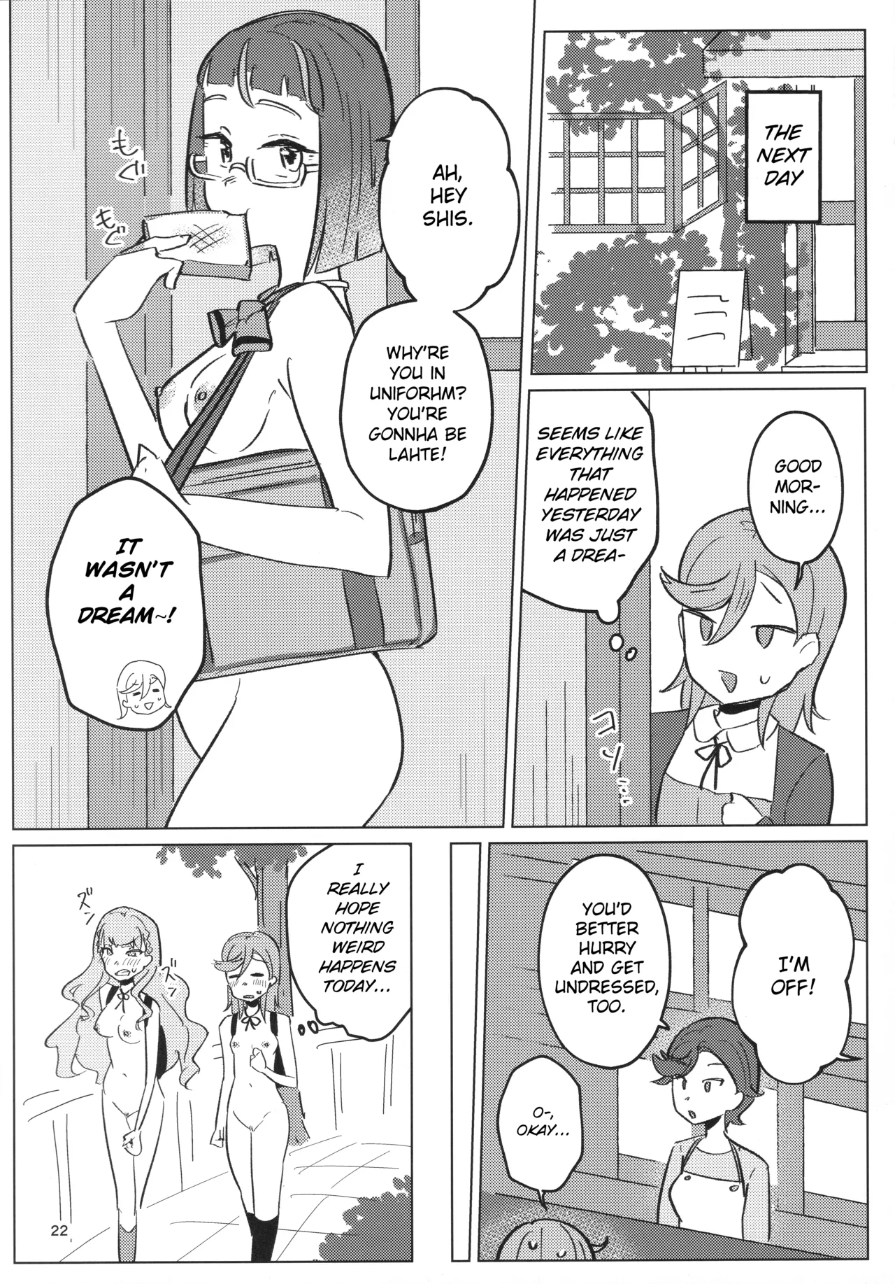 (C107) [Ujita Honpo (Ujita Hajime)] Zenra Toukou ga Standard desu | Going to School Naked is the Standard (Love Live! Superstar!!) [English] numero di immagine  23