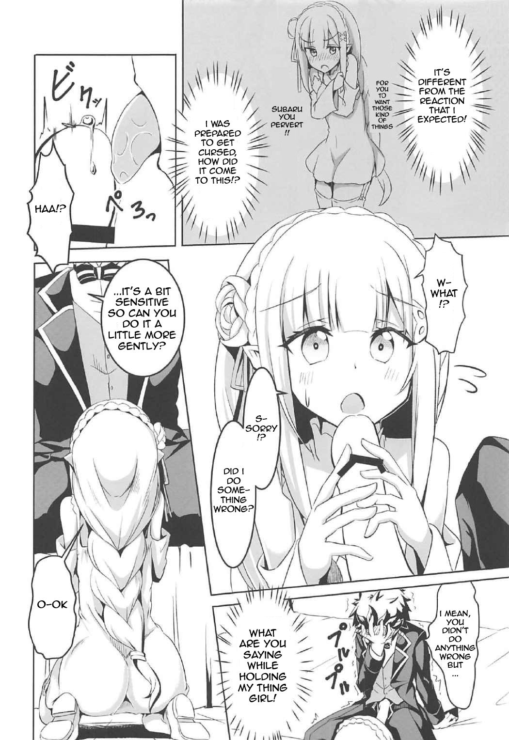 (C91) [Chelsea lip (Minato Yoshihiro)] Uchi no Heroine Chouzetsu Choroin (Re:Zero kara Hajimeru Isekai Seikatsu) [English] [Luclaft] 画像番号 5