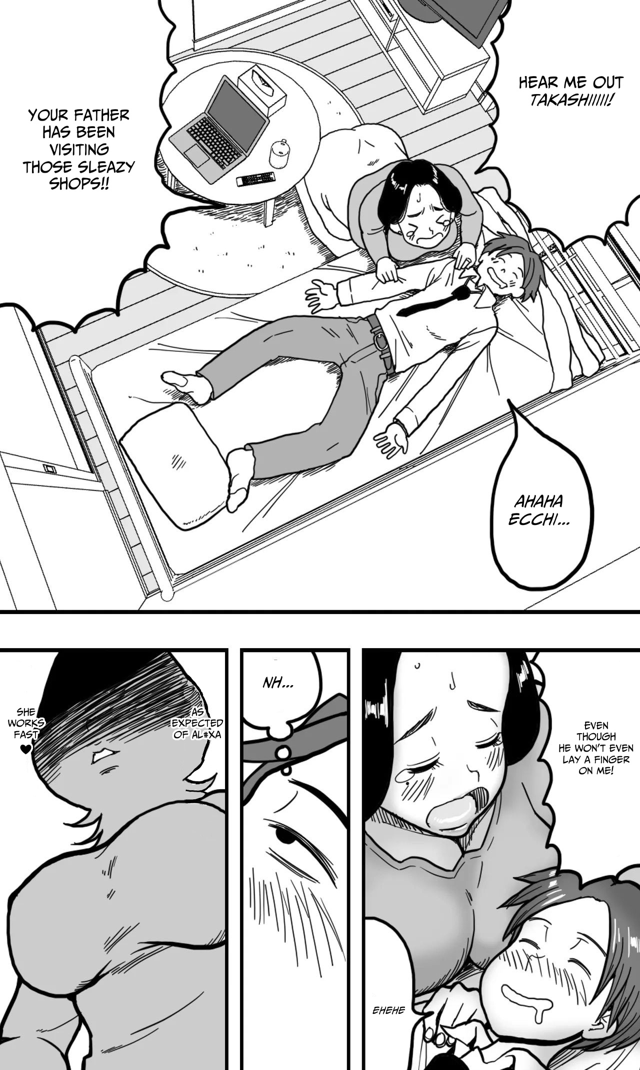 [Polbockle] Yopparatta Musuko ga DeliHeal-jou to Machigaete Jitsu no Haha no Bakunyuu o Momishidaita Kekka [English] image number 5