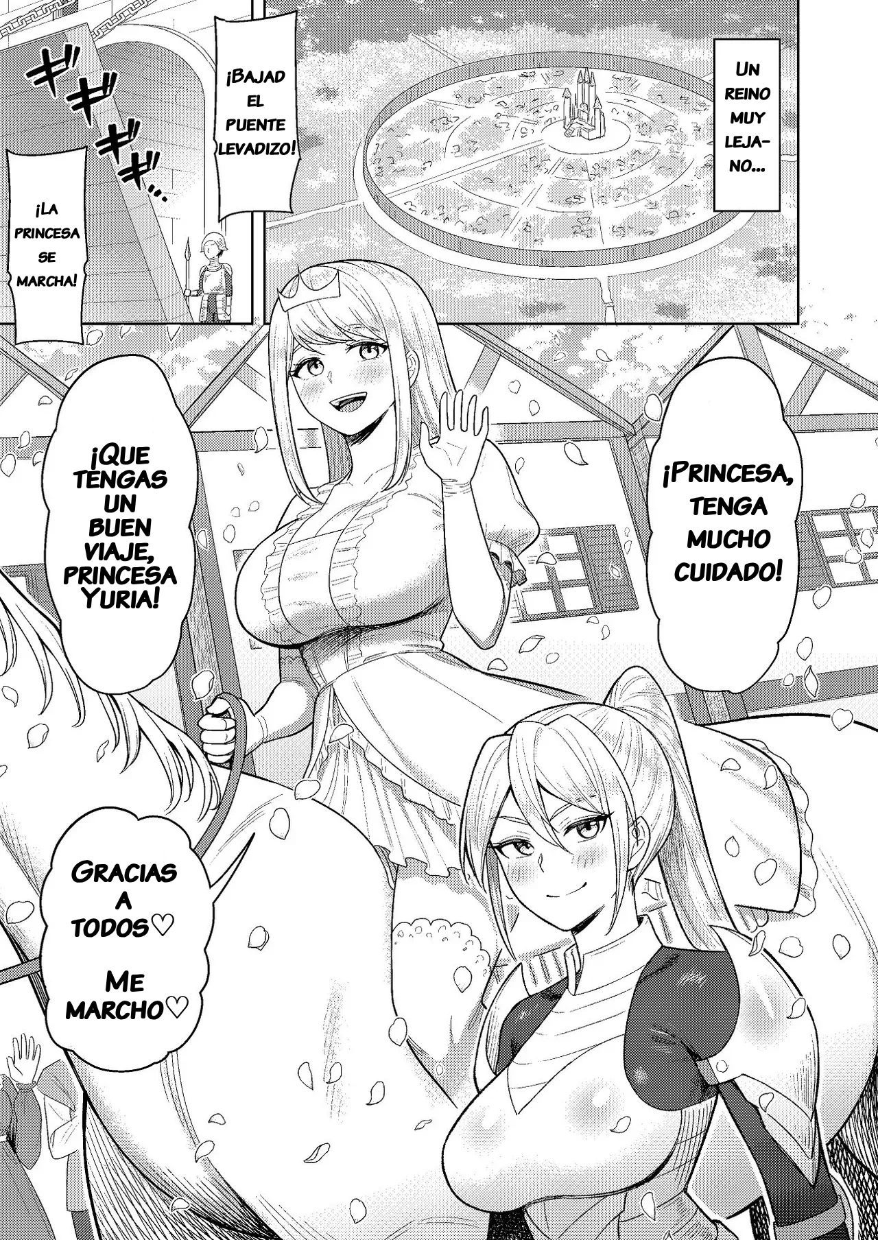 [Guuerosu (Guusuka)] Futanari Onna Kishi to Mesu Hime ｜La Mujer Caballero Futanari y la Princesa Sumisa [Spanish] [Jhon_chiso] [Digital] numero di immagine  2