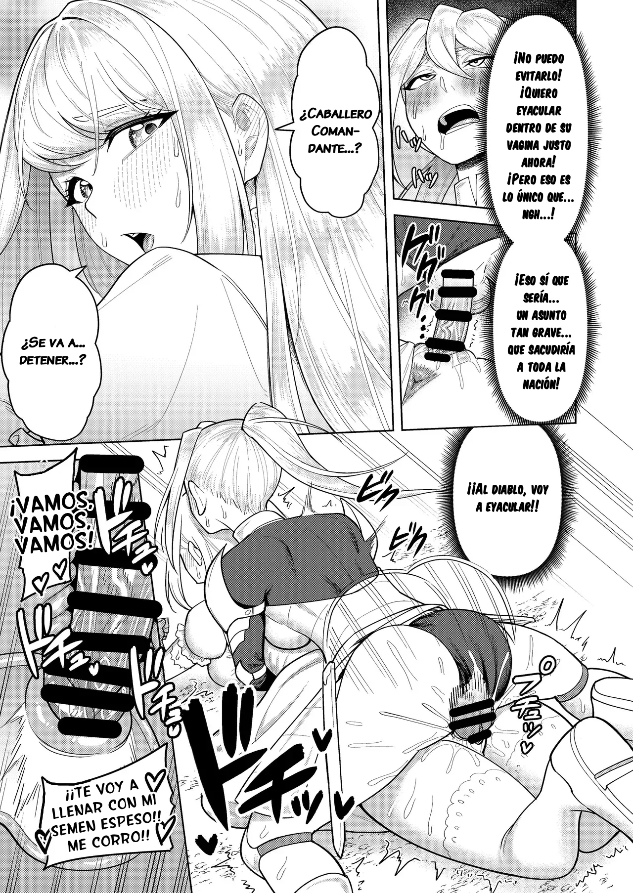 [Guuerosu (Guusuka)] Futanari Onna Kishi to Mesu Hime ｜La Mujer Caballero Futanari y la Princesa Sumisa [Spanish] [Jhon_chiso] [Digital] numero di immagine  14