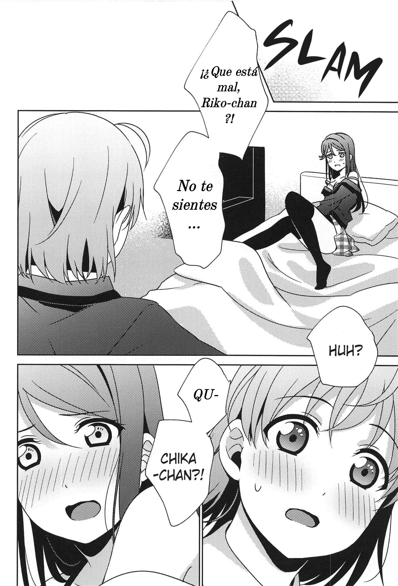 (Bokura no Love Live! 28) [Sakura Mikan Hoikuen (Mikan)] Chika-chan no ○○ ga Hairanai | Chika-chan's ○○ Won't Fit (Love Live! Sunshine!!) [Spanish][ATEV Translations] 画像番号 17