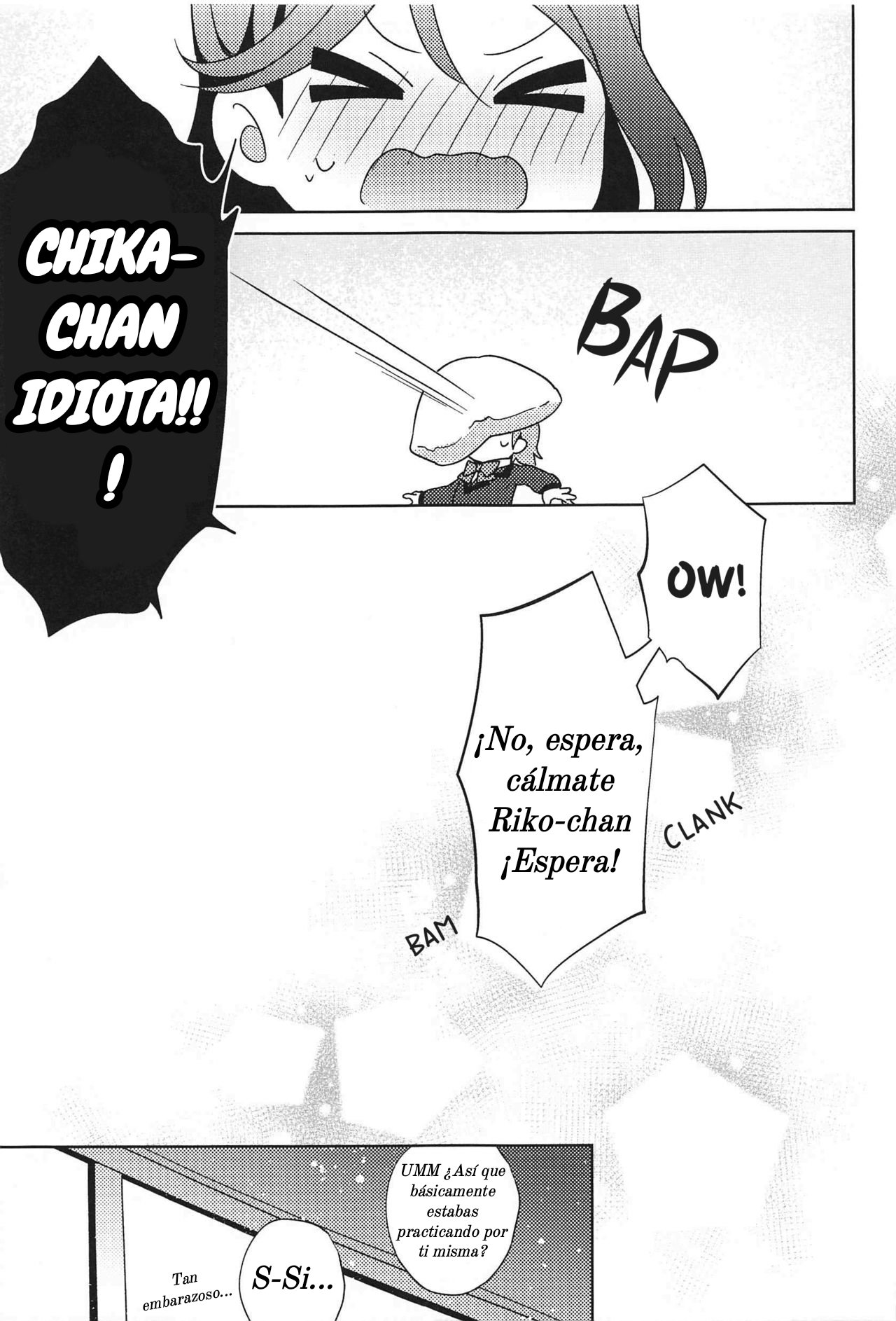 (Bokura no Love Live! 28) [Sakura Mikan Hoikuen (Mikan)] Chika-chan no ○○ ga Hairanai | Chika-chan's ○○ Won't Fit (Love Live! Sunshine!!) [Spanish][ATEV Translations] 画像番号 18