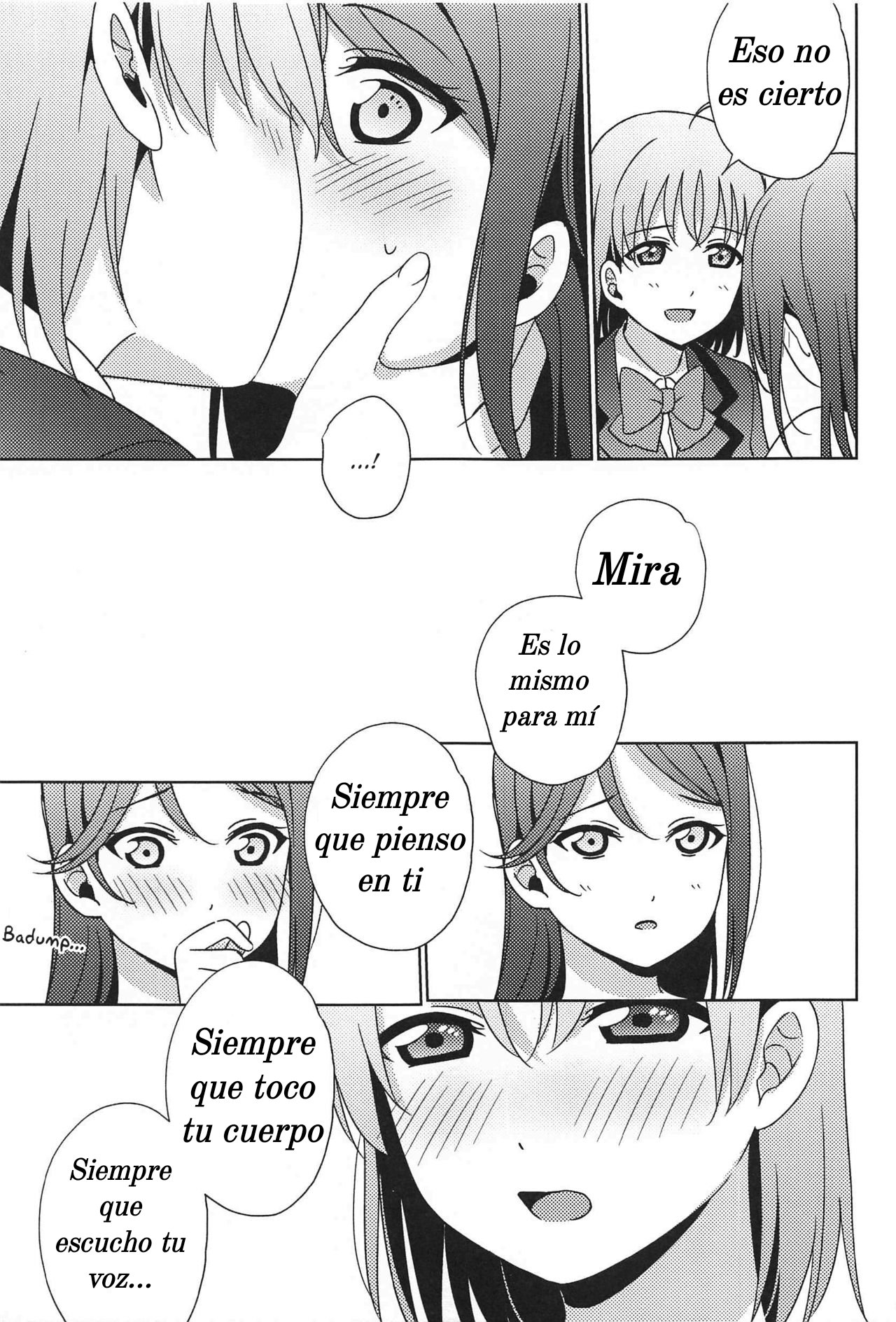 (Bokura no Love Live! 28) [Sakura Mikan Hoikuen (Mikan)] Chika-chan no ○○ ga Hairanai | Chika-chan's ○○ Won't Fit (Love Live! Sunshine!!) [Spanish][ATEV Translations] 画像番号 20