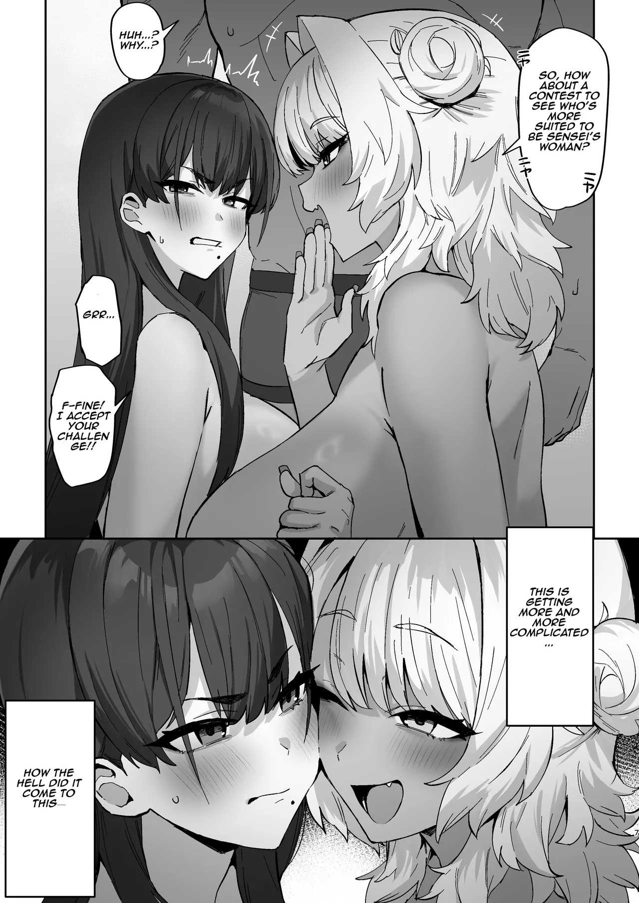 [Hotate Chanpon (Hotate-chan)] Shiro Kuro Lovers | Black White Lovers [English] [Digital] [Aishi21] image number 7