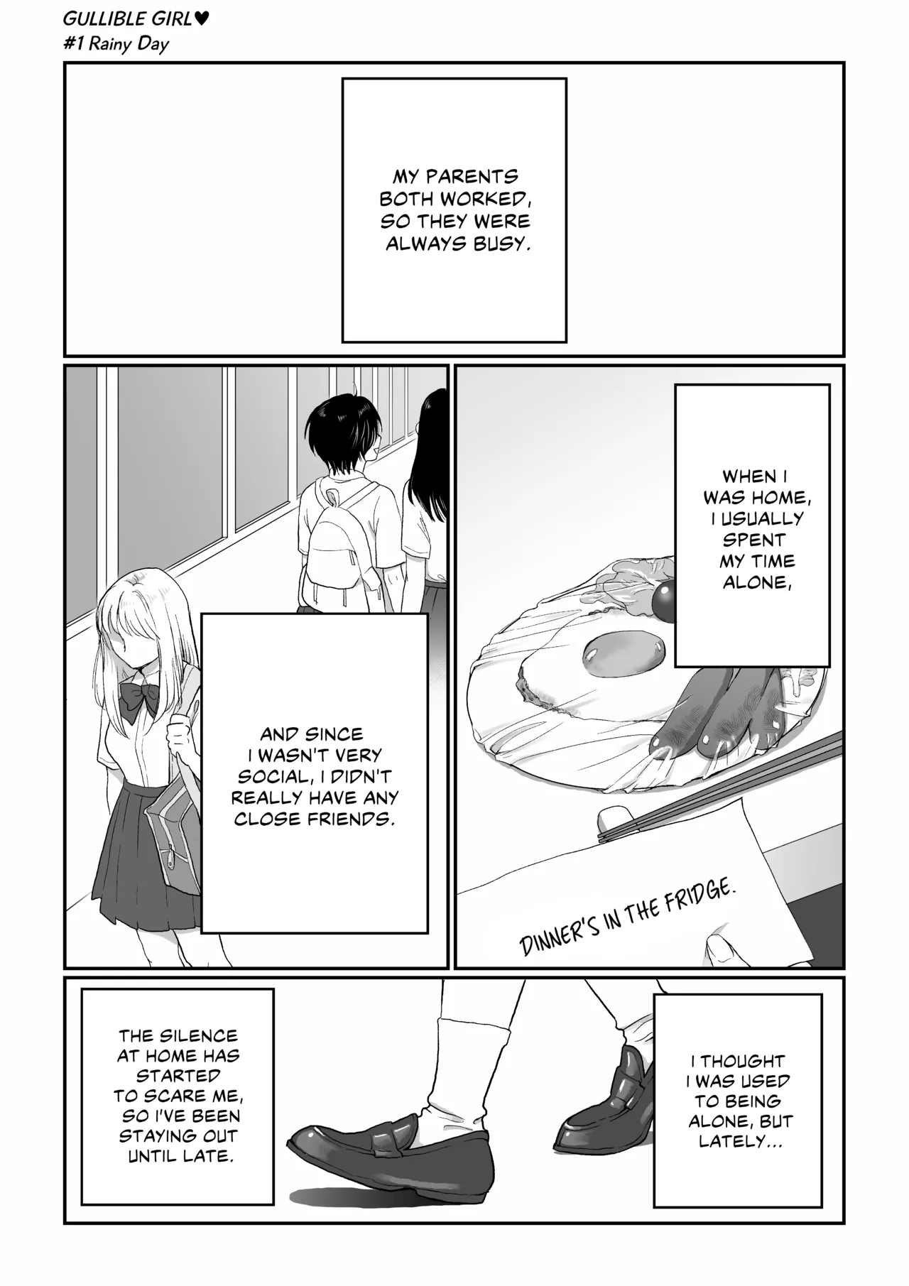 [Nanahara Mitsuru] Nagasare Joshi 1 Ame no Hi Hen | Gullible Girl 1: Rainy Day [English] [BBts] 画像番号 2