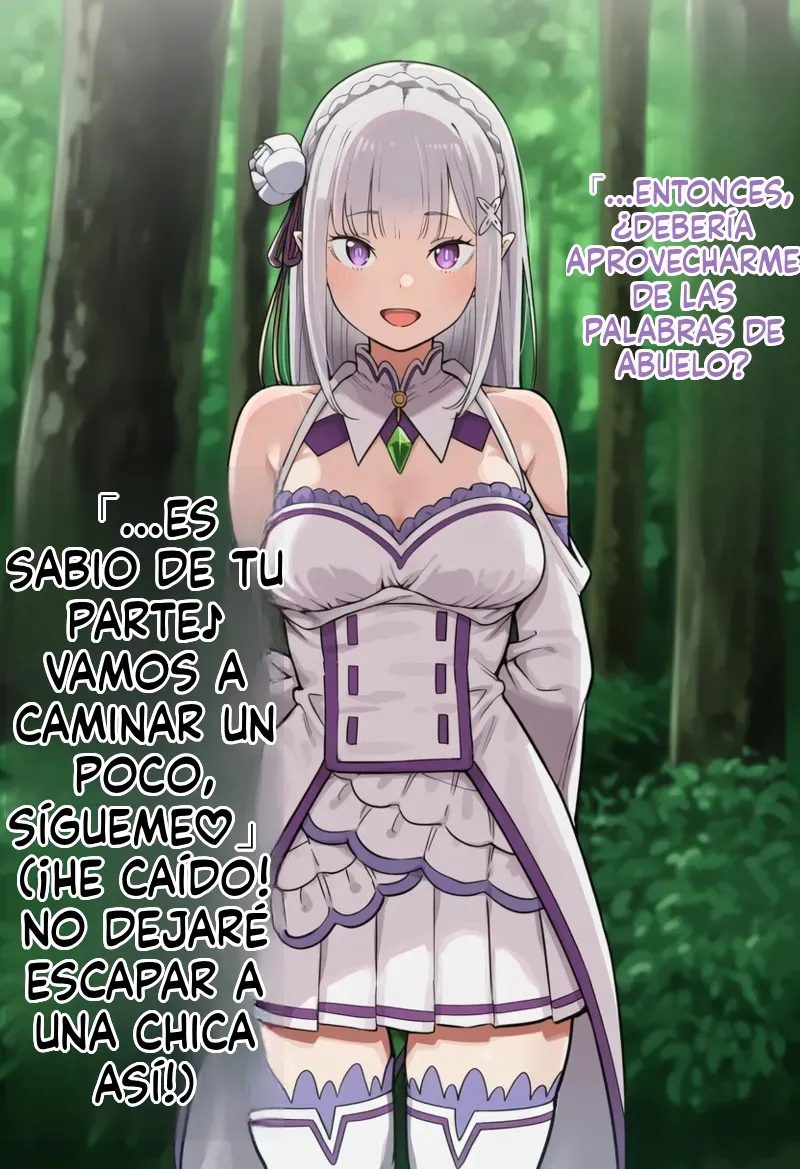 [AImalin 美少女がキモ男に妊娠させられる] The noble half-elf Emilia is deceived by a remote peasant old man and forced into marriage [AI Generated] Bildnummer 8