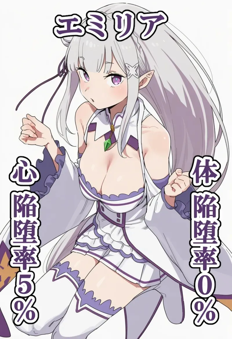 [AImalin 美少女がキモ男に妊娠させられる] The noble half-elf Emilia is deceived by a remote peasant old man and forced into marriage [AI Generated] Bildnummer 14