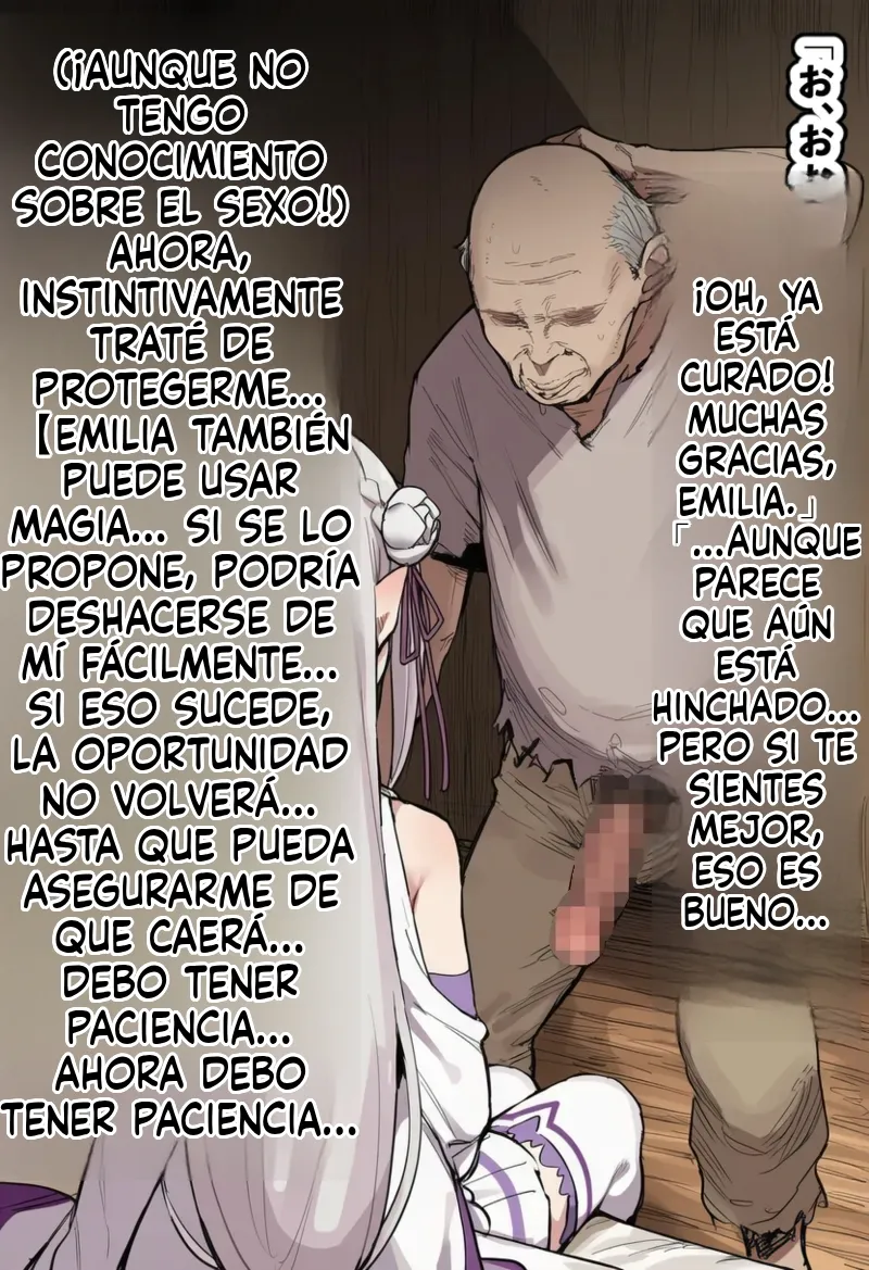 [AImalin 美少女がキモ男に妊娠させられる] The noble half-elf Emilia is deceived by a remote peasant old man and forced into marriage [AI Generated] Bildnummer 56