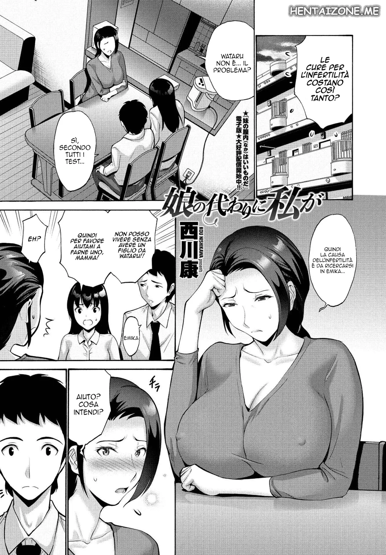 [Nishikawa Kou] Musume no Kawari ni Watashi ga | Sesso con la Suocera (COMIC Penguin Club 2022-01) [Italian] [Digital] 图片编号 1