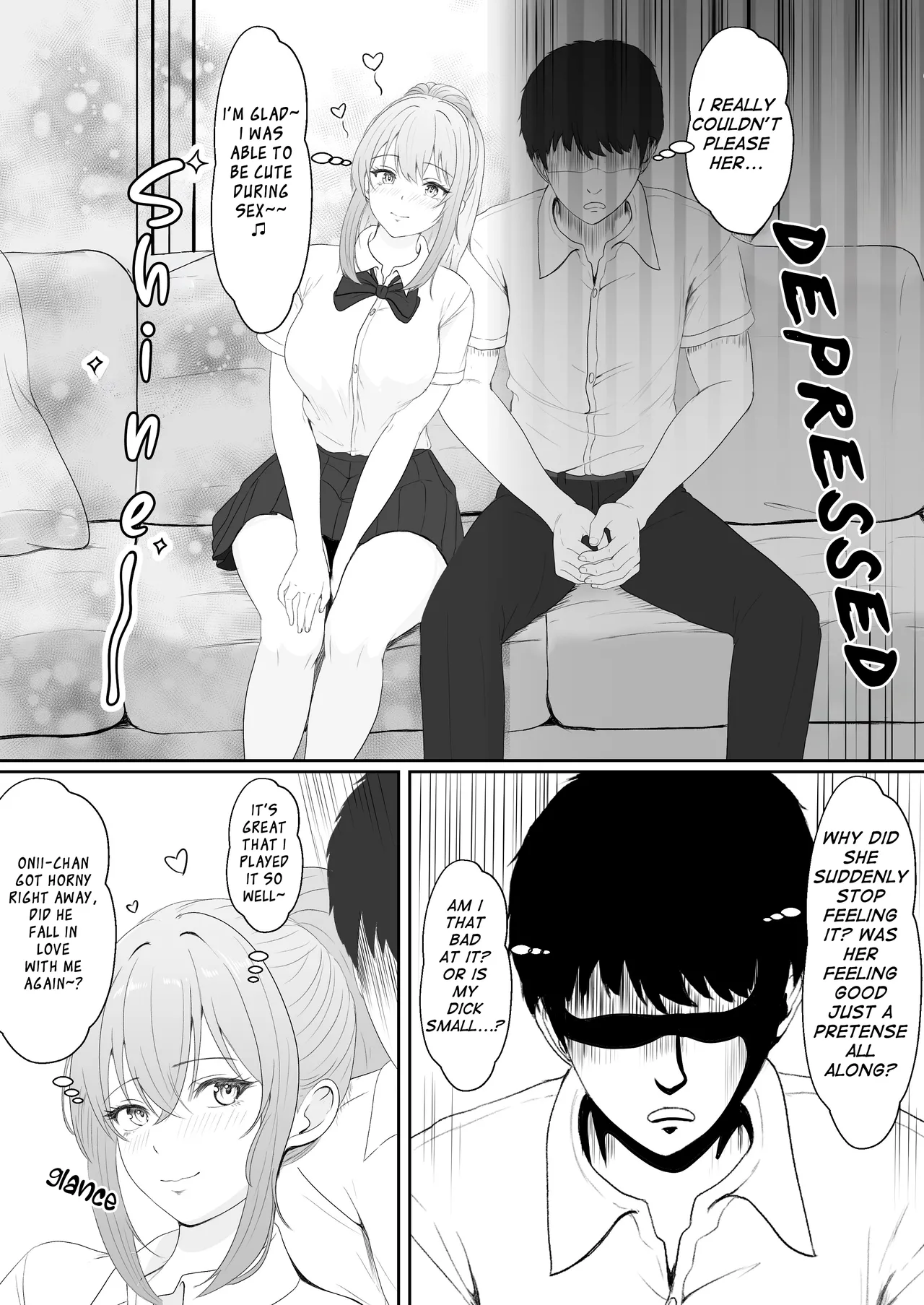 [Sanbalkin] Half Gimai to no Amai Nichijou to Noumitsu Sex [English] 图片编号 21