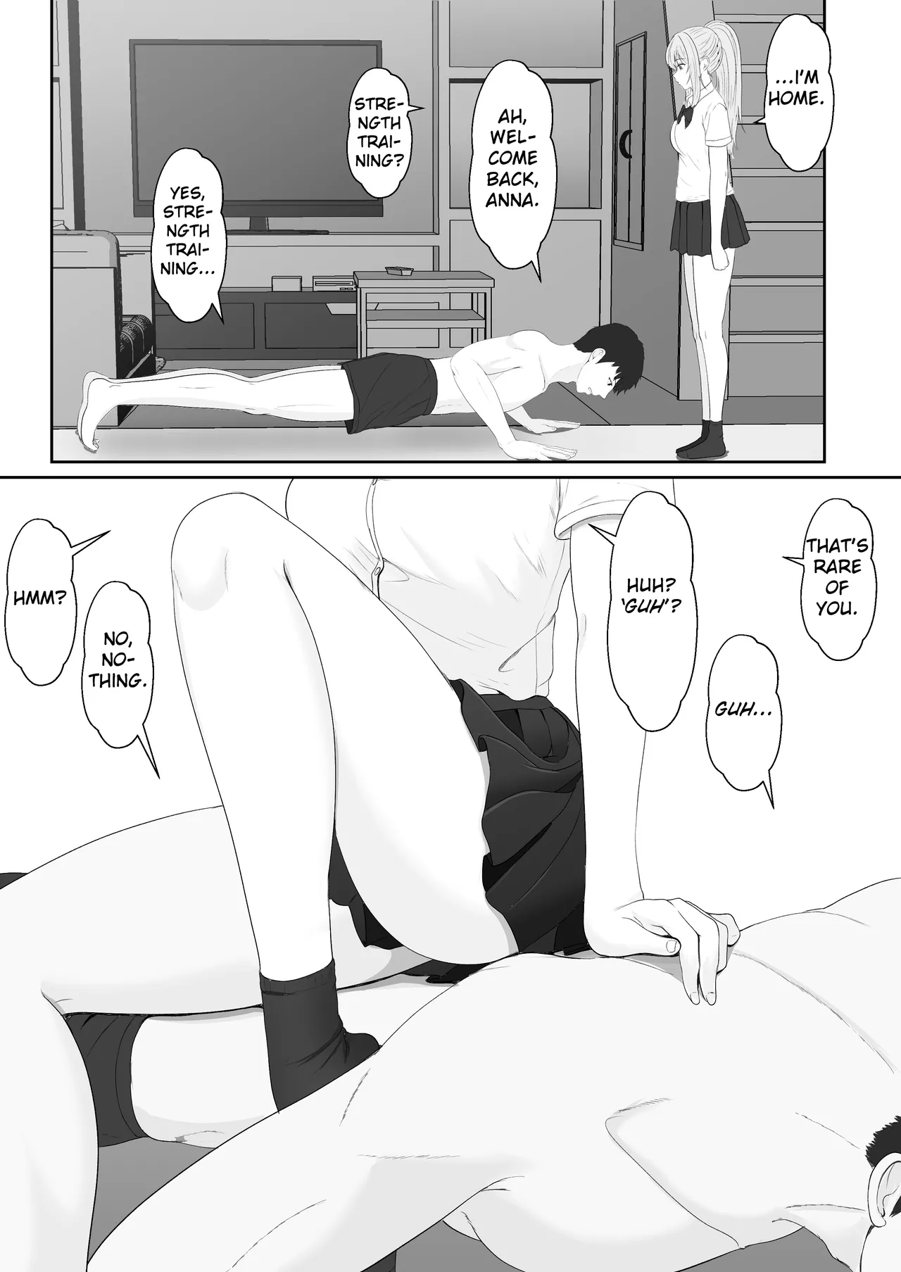 [Sanbalkin] Half Gimai to no Amai Nichijou to Noumitsu Sex [English] 图片编号 26